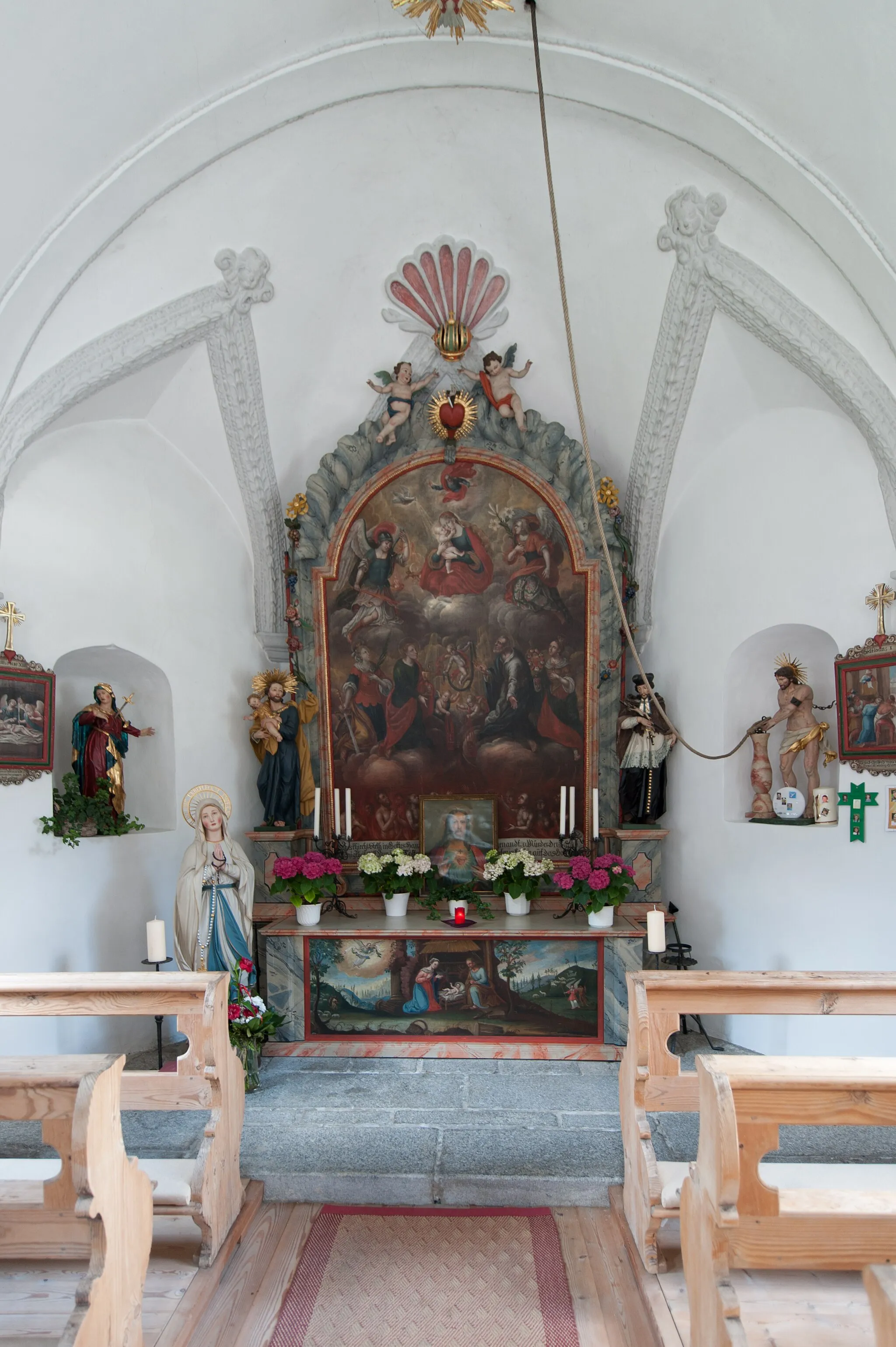 Photo showing: Wiki takes Nordtiroler Oberland: Ortskapelle Mariahilf in Oberried