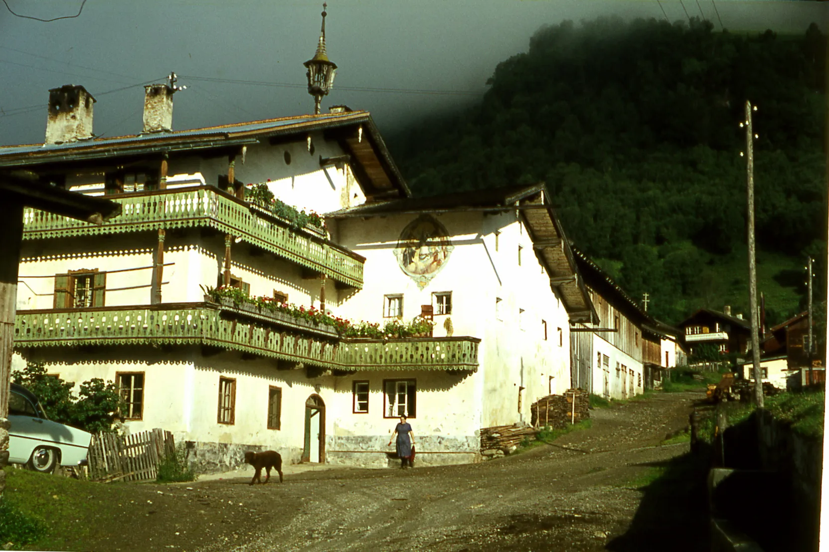 Photo showing: House in Bramberg in 1965