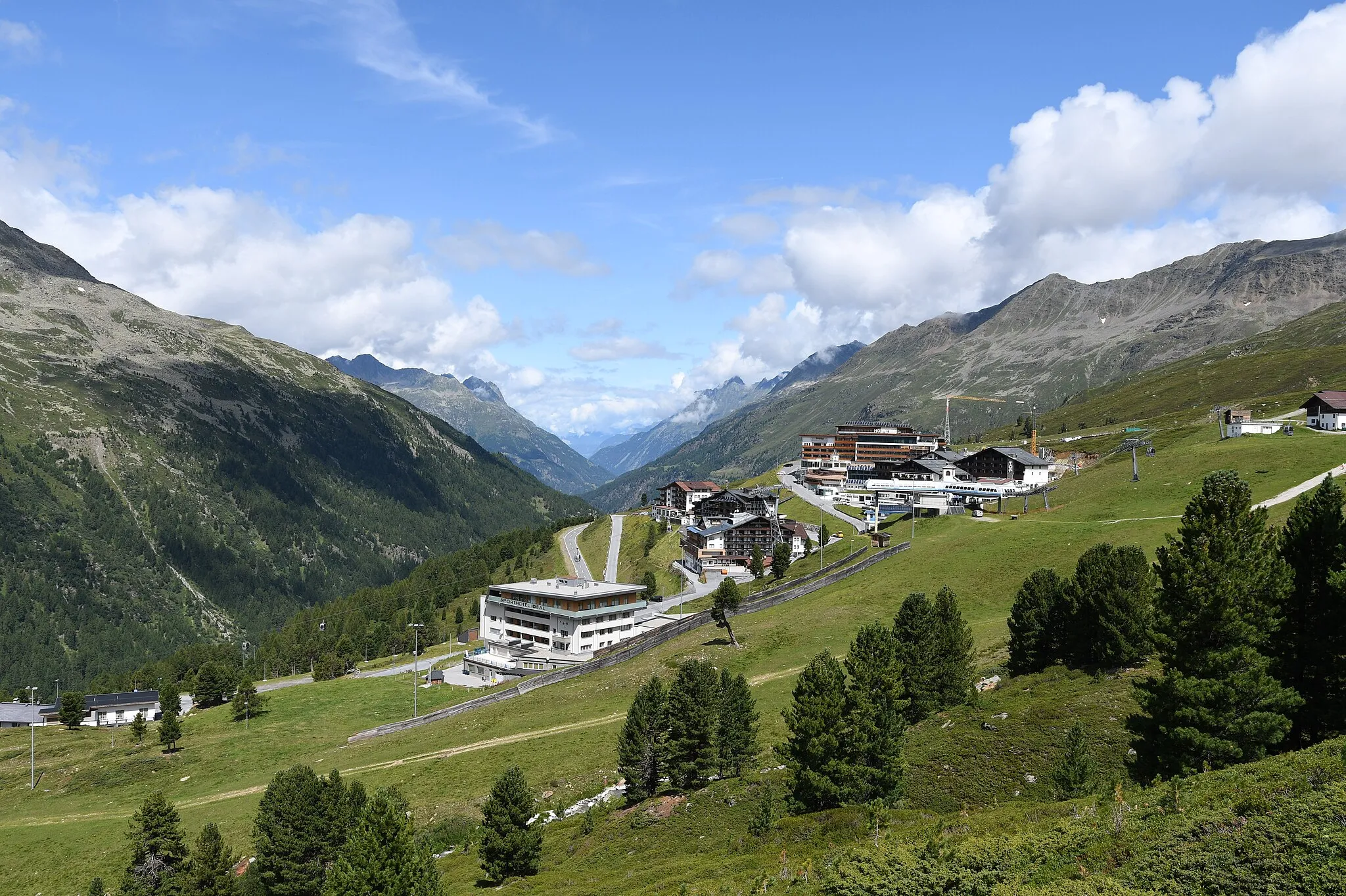 Photo showing: Blick auf Hochgurgl in den Ötztaler Alpen