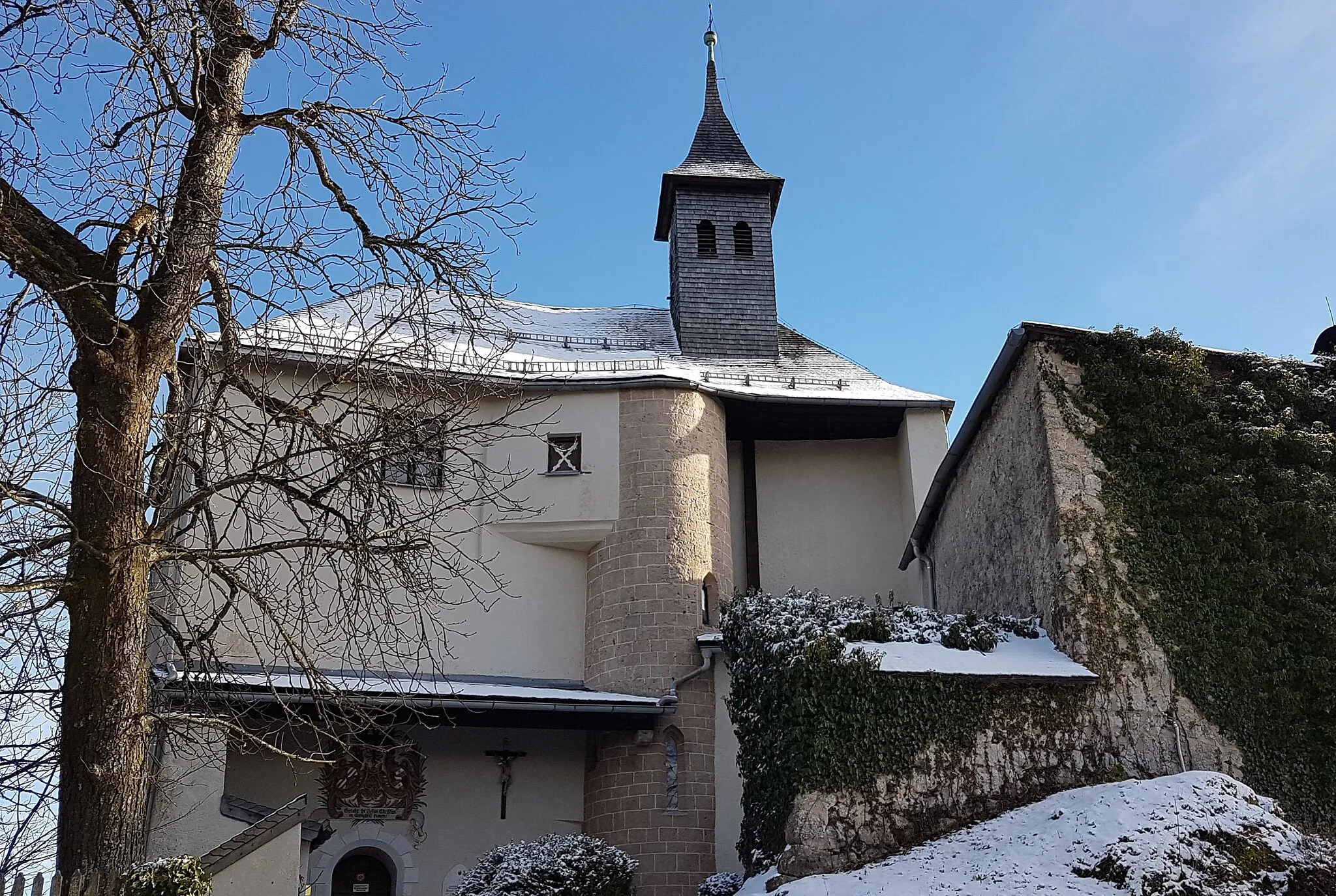 Photo showing: Kufstein-Thierberg, Thierbergkapelle (Teil der ehemaligen Burganlage)