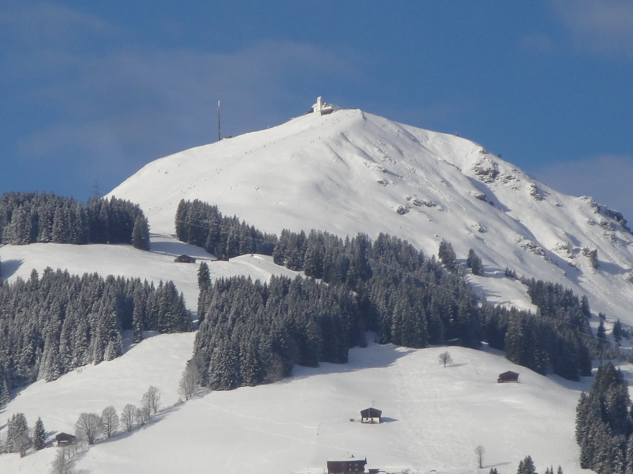 Photo showing: Hohe Salve view from Brixen im Thale