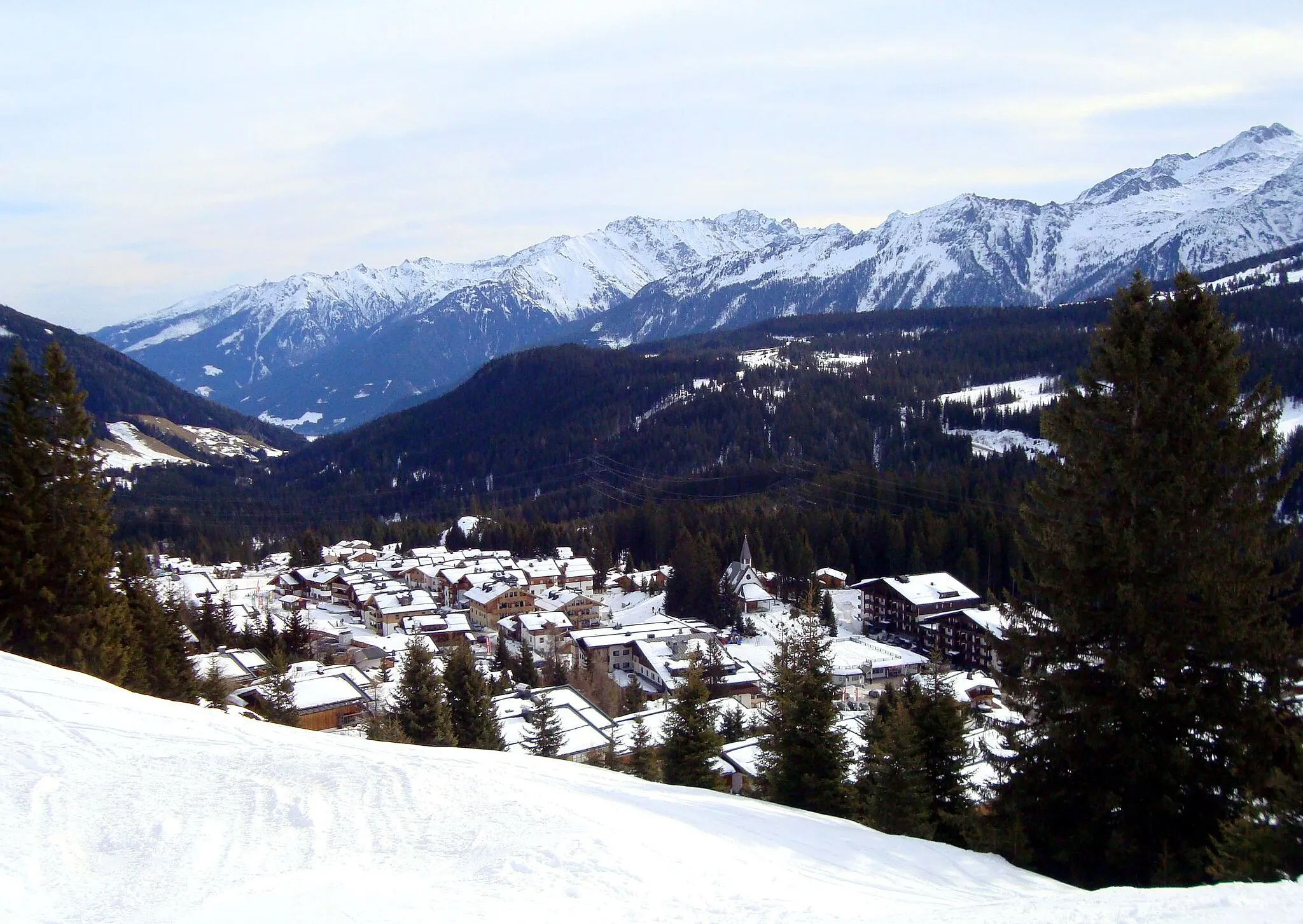 Photo showing: Blick auf Königsleiten