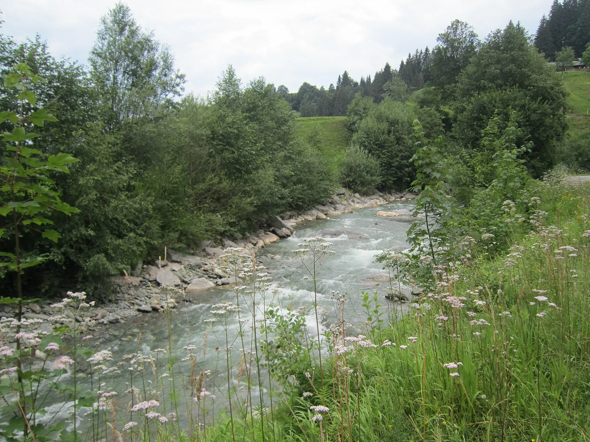 Photo showing: Windauer Ache in Unterwindau (Westendorf / Tirol)