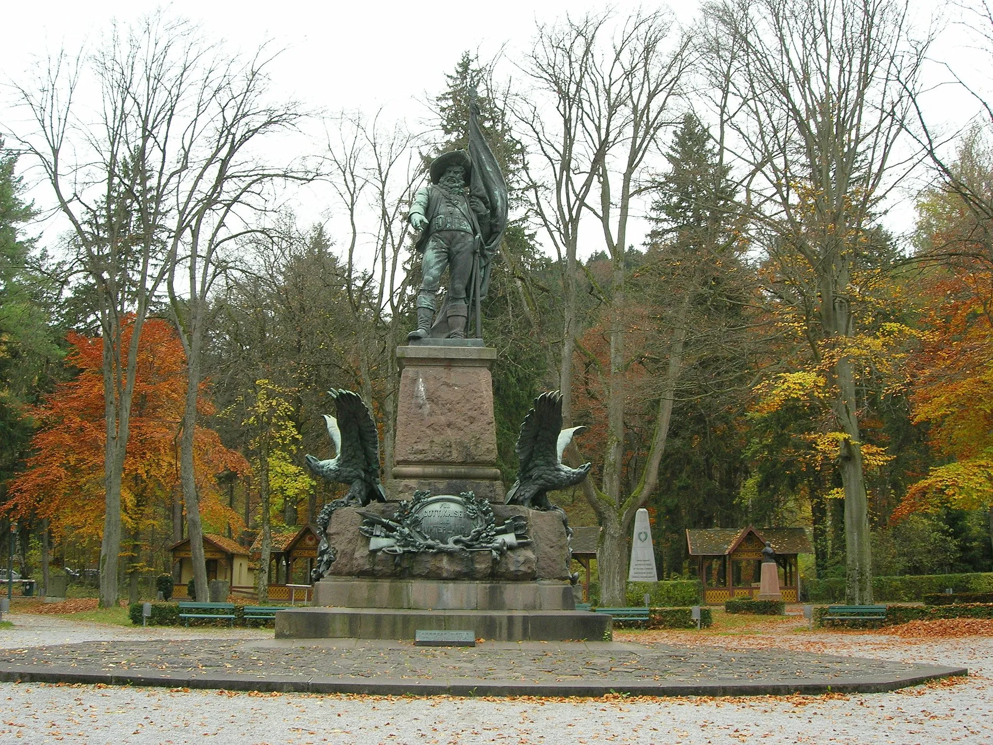 Photo showing: Statue of Andreas Hofer von Heinrich Natter
on Bergisel in Innsbruck (Austria)