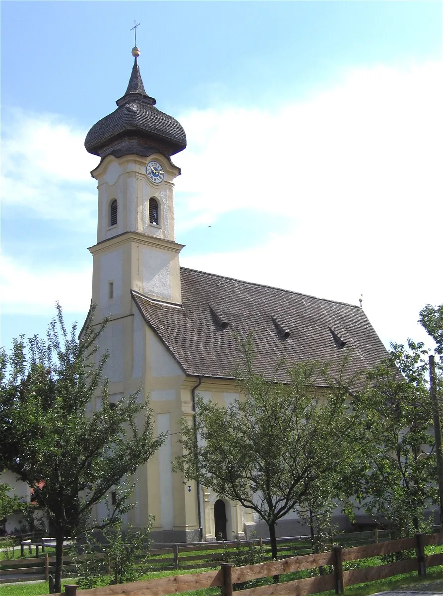 Photo showing: Wiechs, view of St Sixtus' Subsidiary Church from south-west.