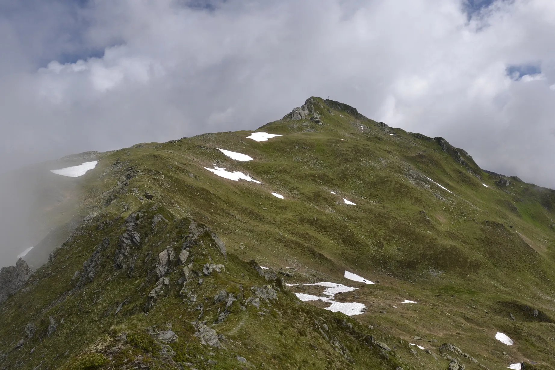 Photo showing: Blick von der Seewand auf den Marchkopf