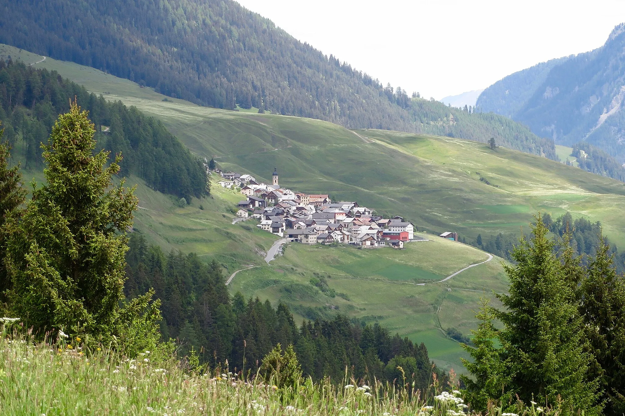 Photo showing: Tschlin, Grisons