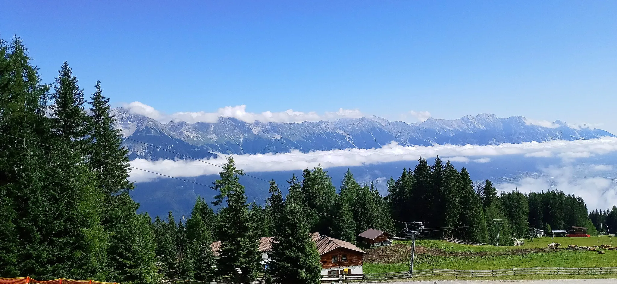 Photo showing: Von der Mutterer Alm nach N