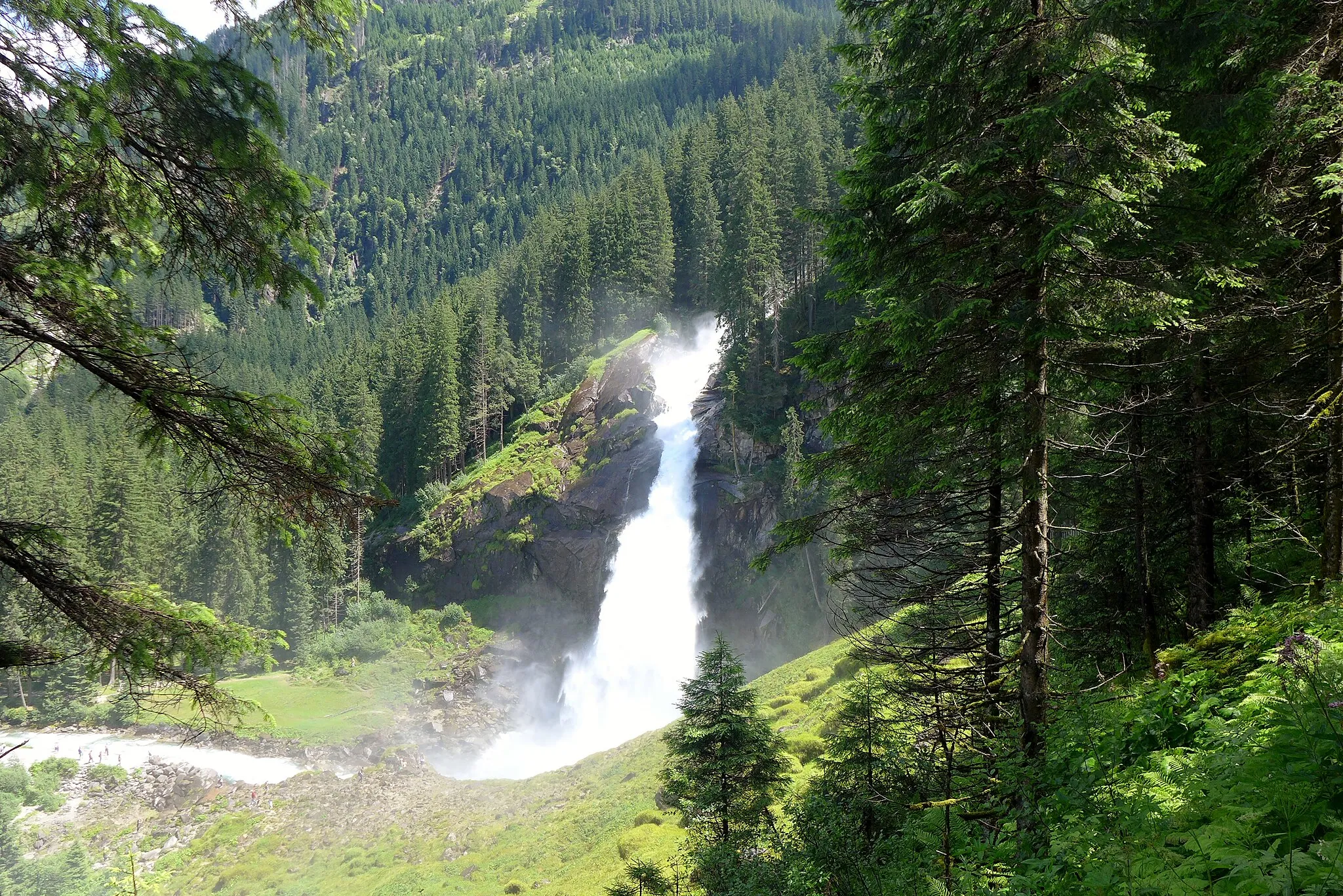 Photo showing: View of the Krimml  Waterfalls, Salzburg (state), Austria.