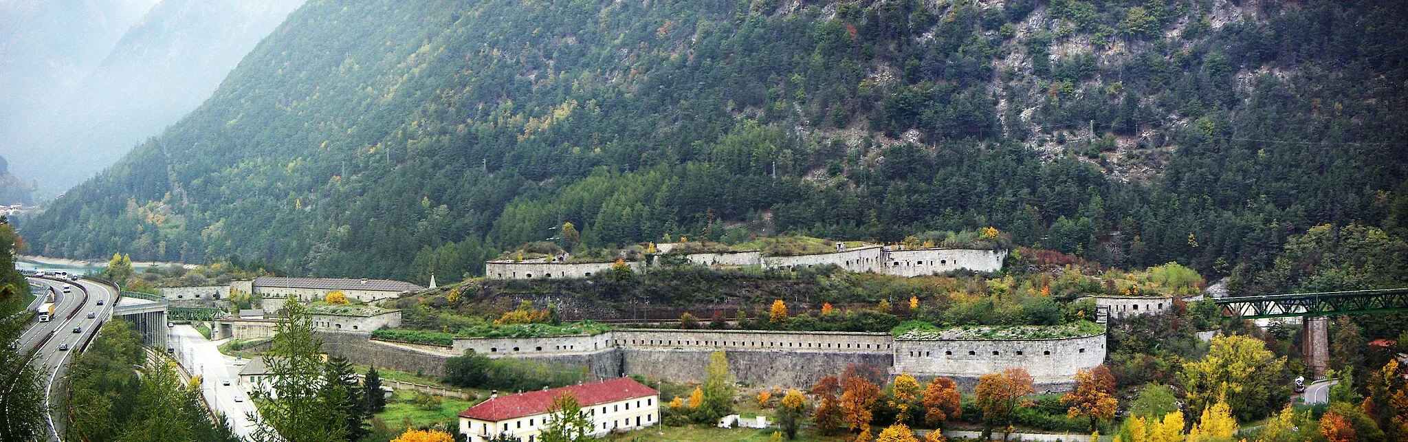 Photo showing: Fortress of Franzensfeste (Fortezza) in South Tyrol, Italy