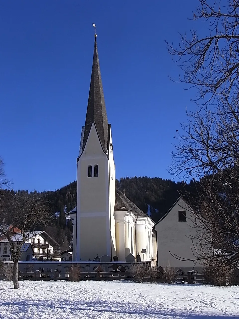 Photo showing: Bayrischzell, Kirche St Margareth