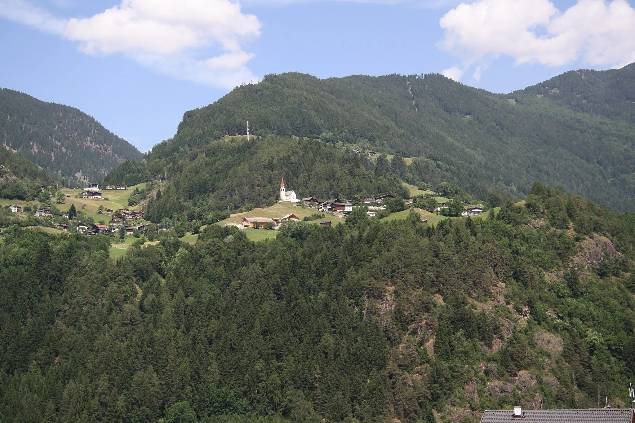 Photo showing: Blick von Sautens nach Ötzerau. Bezirk Imst, Tirol