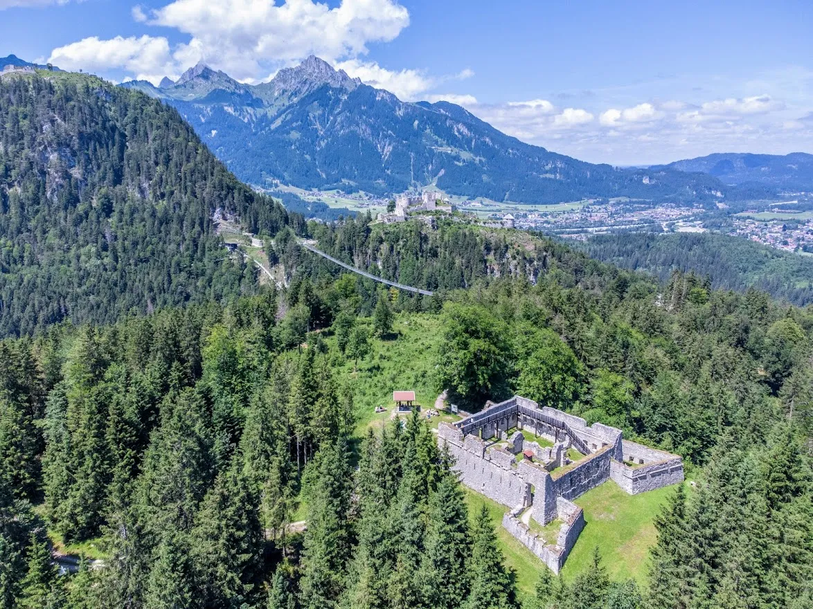 Photo showing: Fort Claudia, part of the defense system "Ehrenberg Castle" near Reutte, Tyrolia, Austria