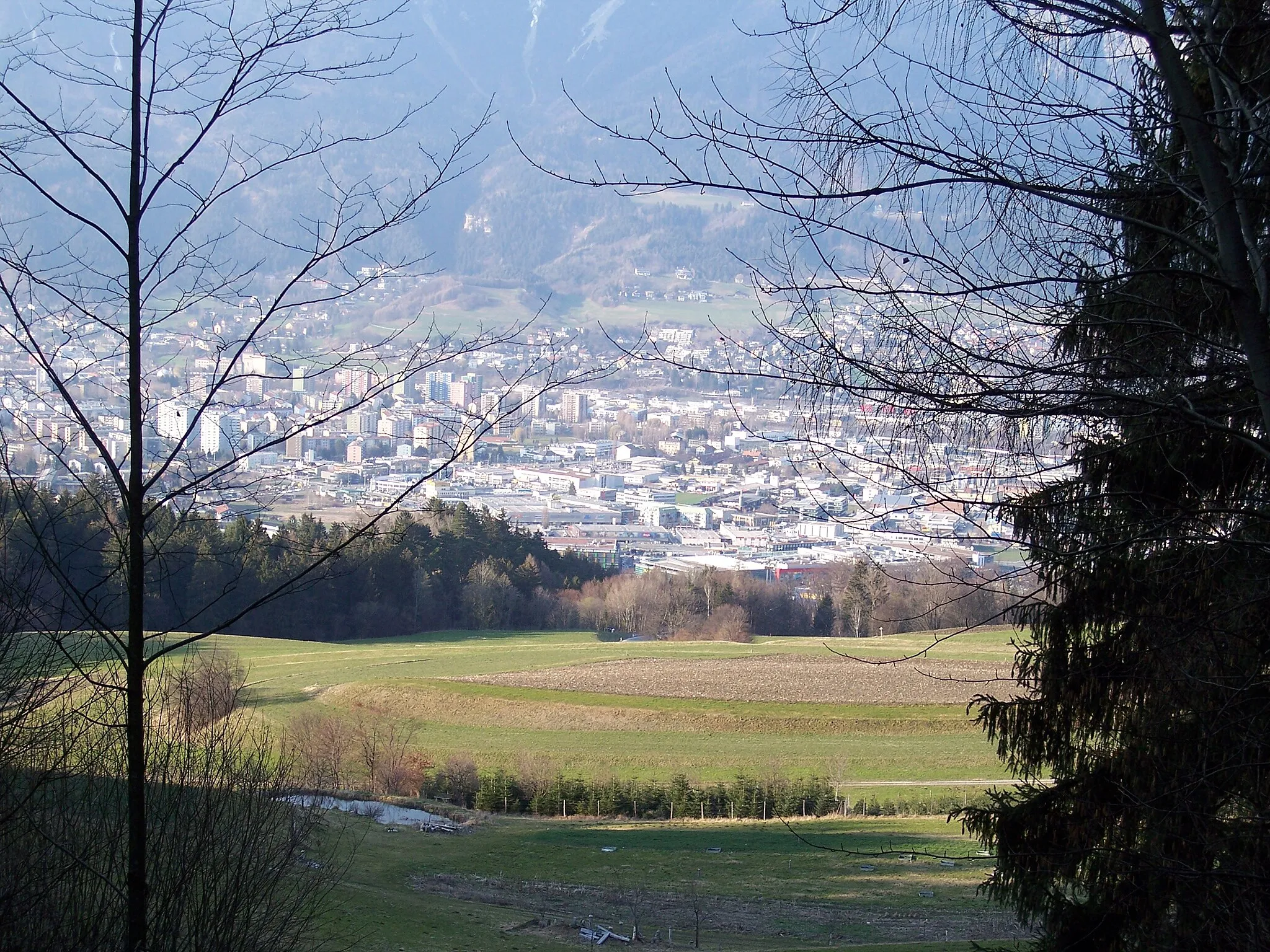 Photo showing: Blick auf Innsbruck, Österreich Richtung Norden