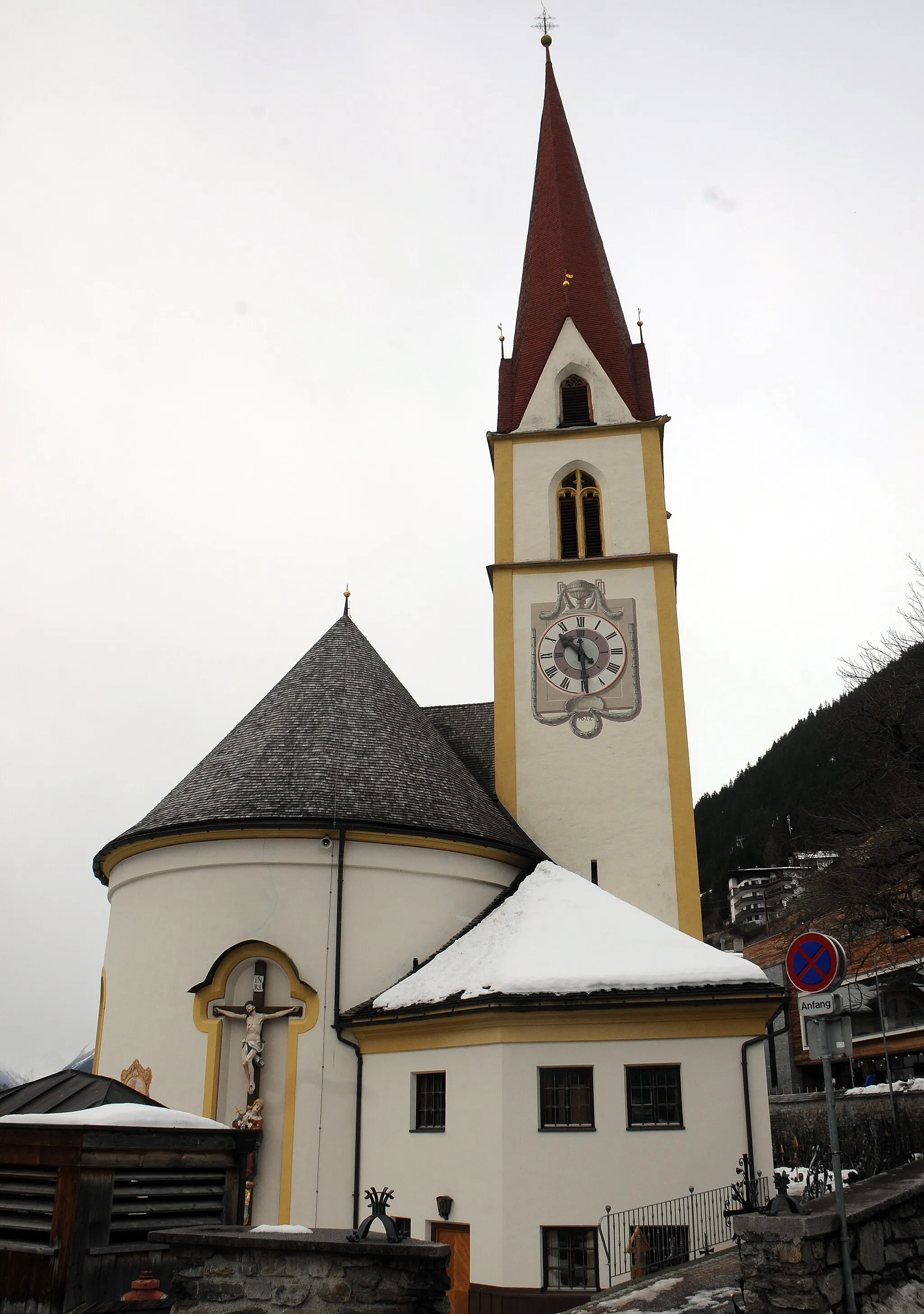 Photo showing: Church of Kappl A.D. 1727 at 23 Februari 2016