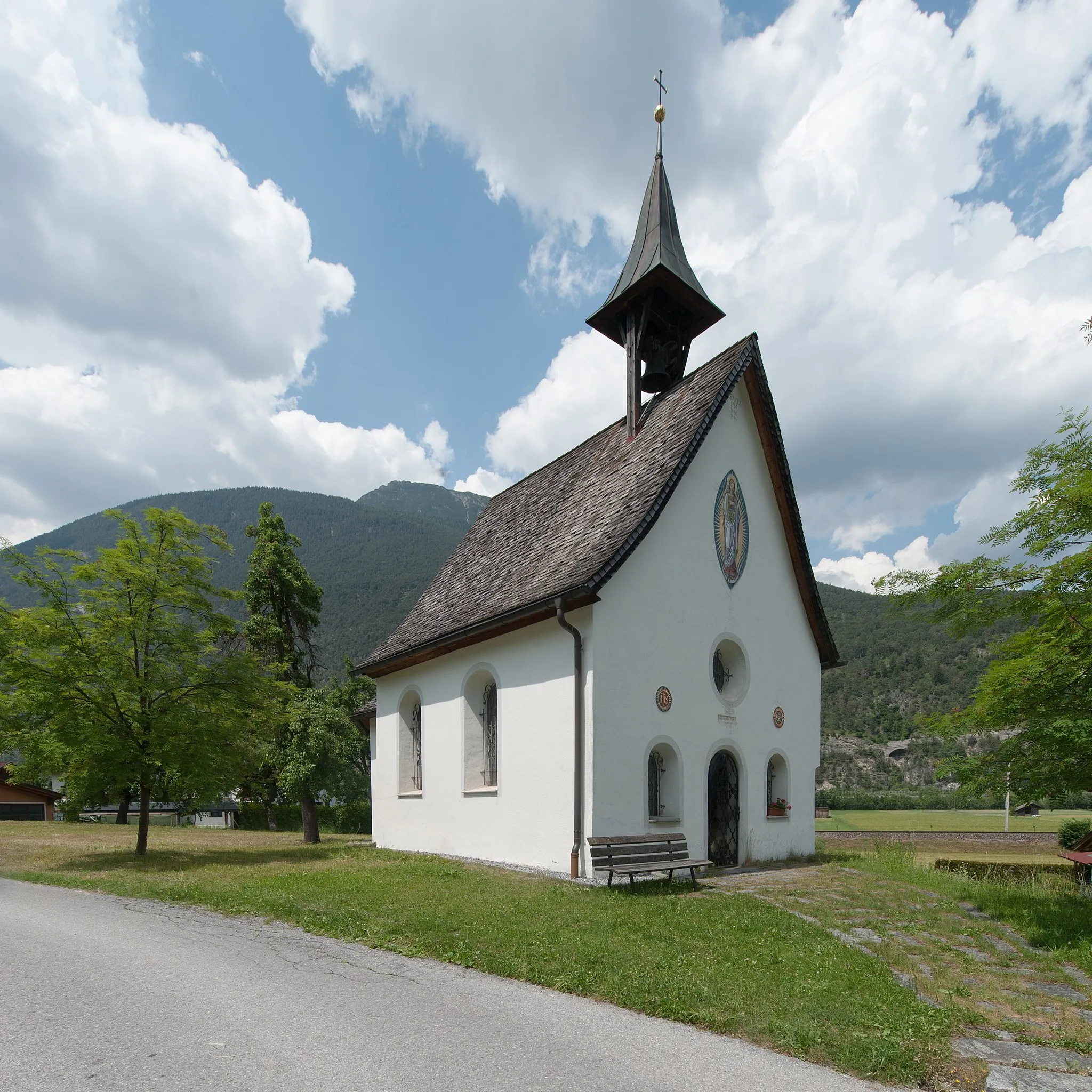 Photo showing: Wiki takes Nordtiroler Oberland: Ortskapelle Vierzehn Nothelfer in Imsterau