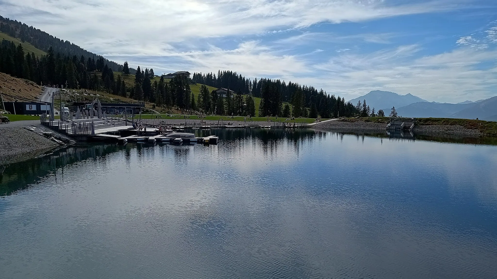 Photo showing: Fichtensee bei der Rosenalm im Zillertal