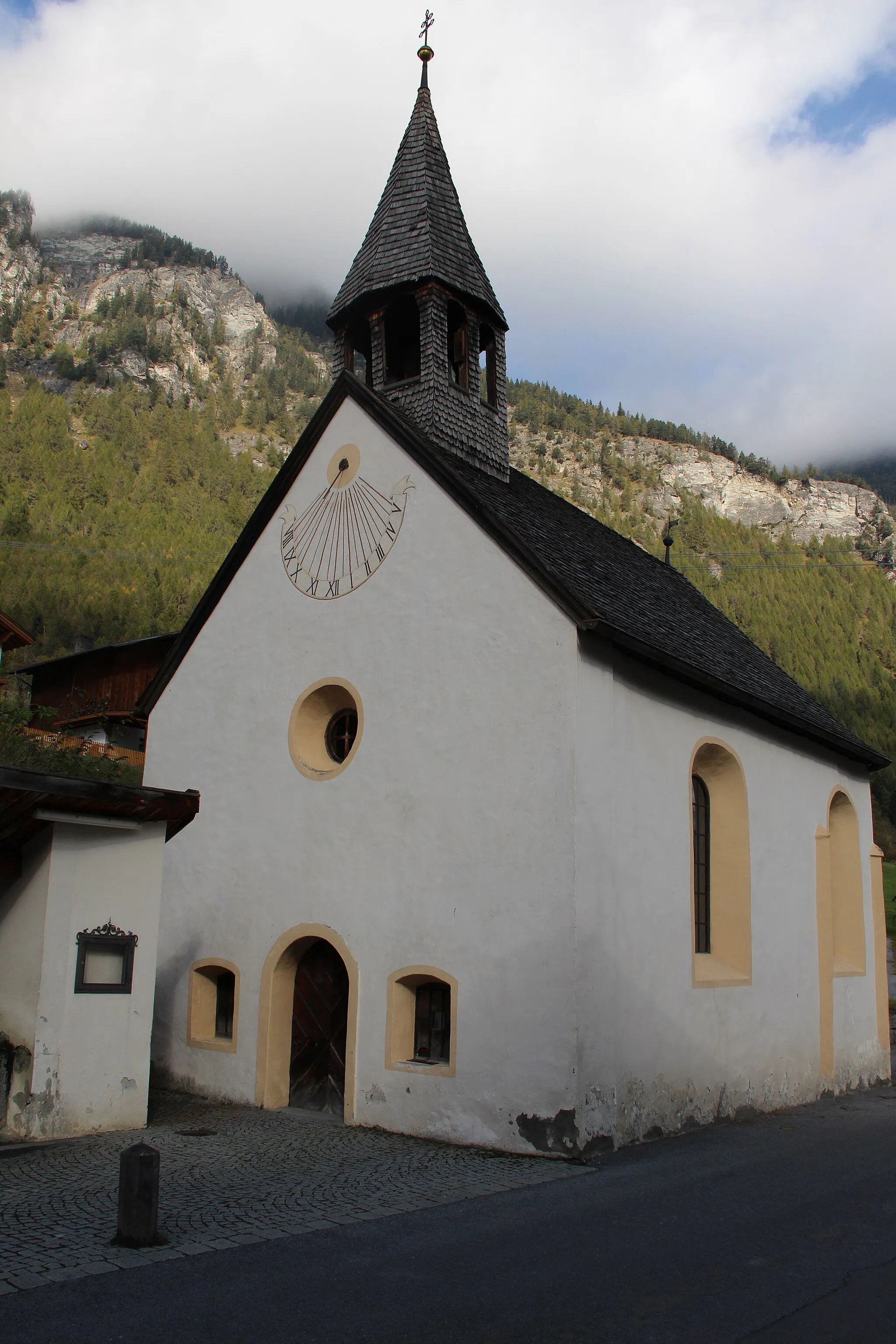 Photo showing: Kapelle hl. Sebastian in Birkach, Ortsteil der Gemeinde Pfunds