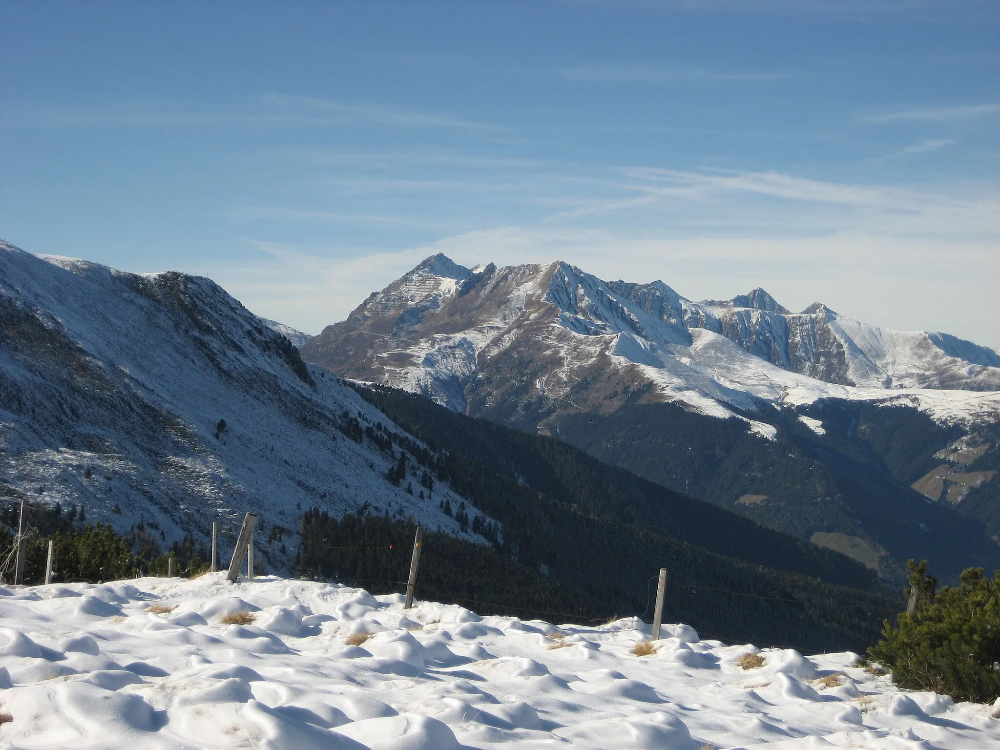 Photo showing: Birgitzköpfel-Blick nach Westen ins Oberinntal