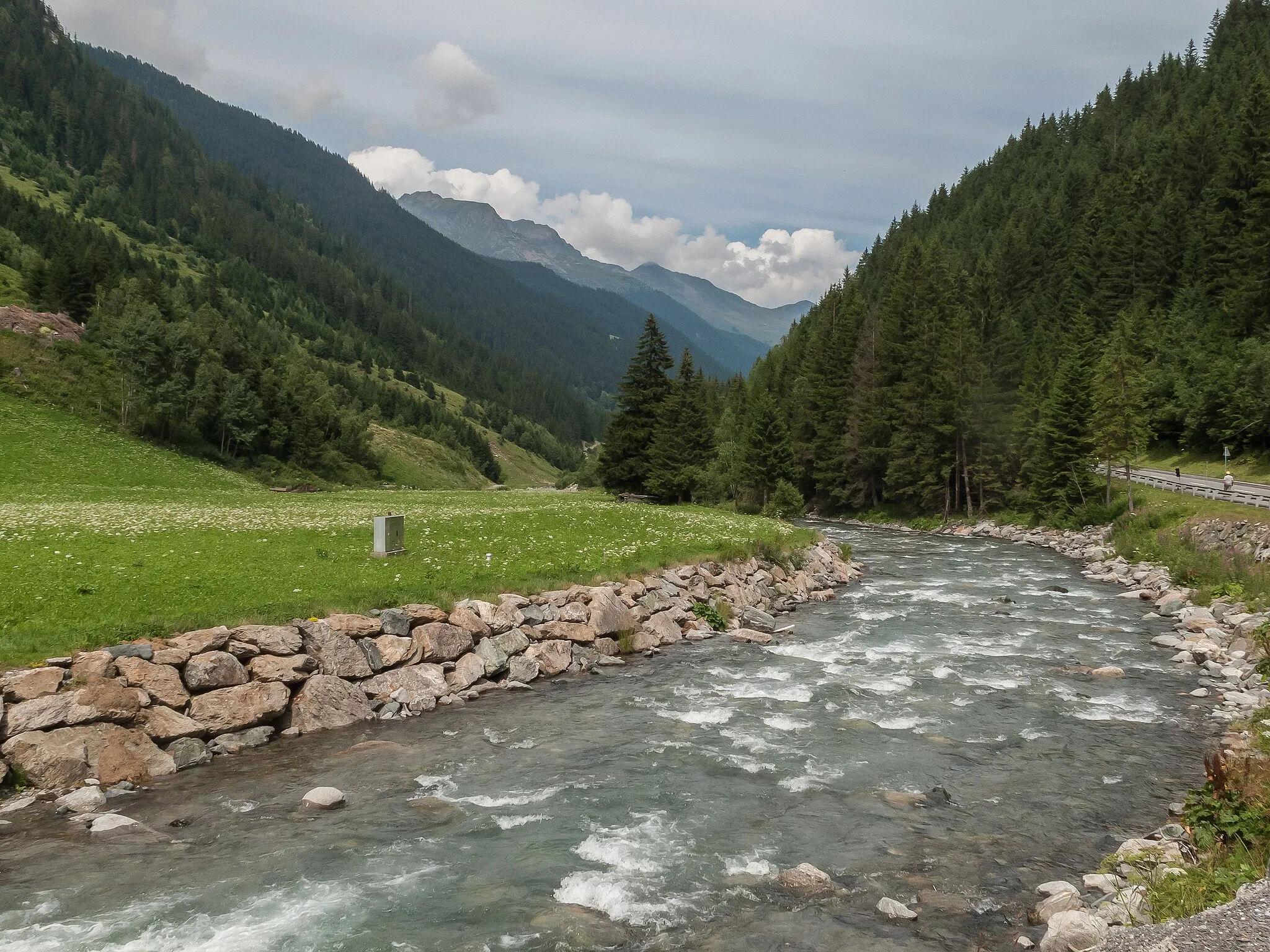 Photo showing: between Ischgl and Kappl, creek: der Ischgl