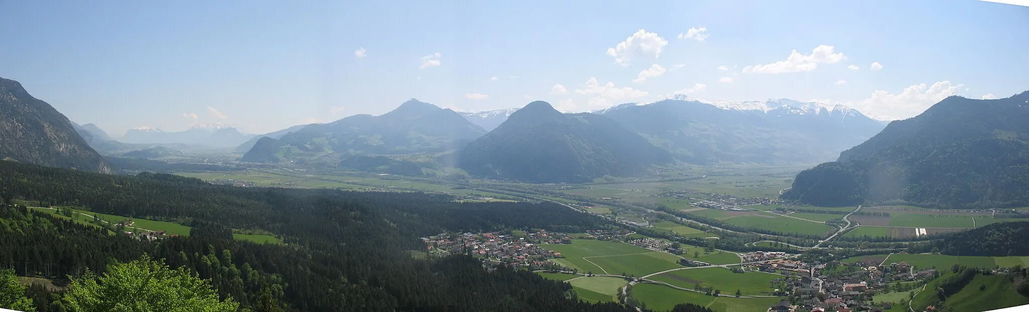 Photo showing: KANZELKEHRE  Wiesing - Rofansiedlung - Rofangebirg - Münster AUSTRIA