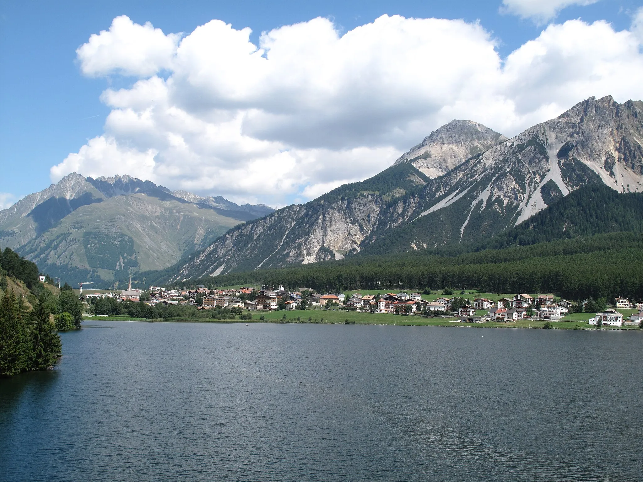 Photo showing: San Valentino alla Muta, view to the village