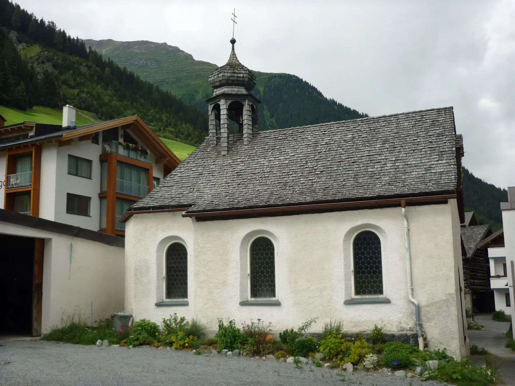 Photo showing: Kapelle im Ortsteil Paznaun von Ischgl