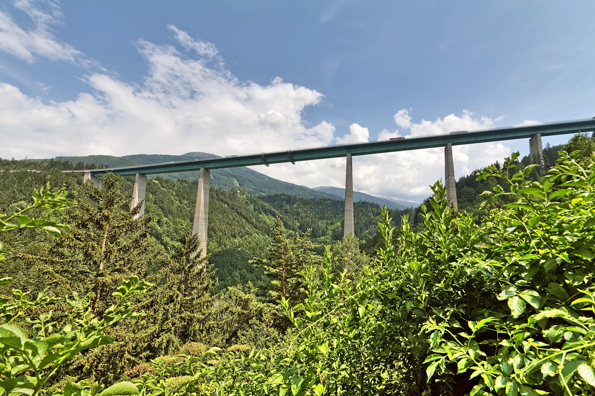 Photo showing: Europabrücke Brennerautobahn Tirol