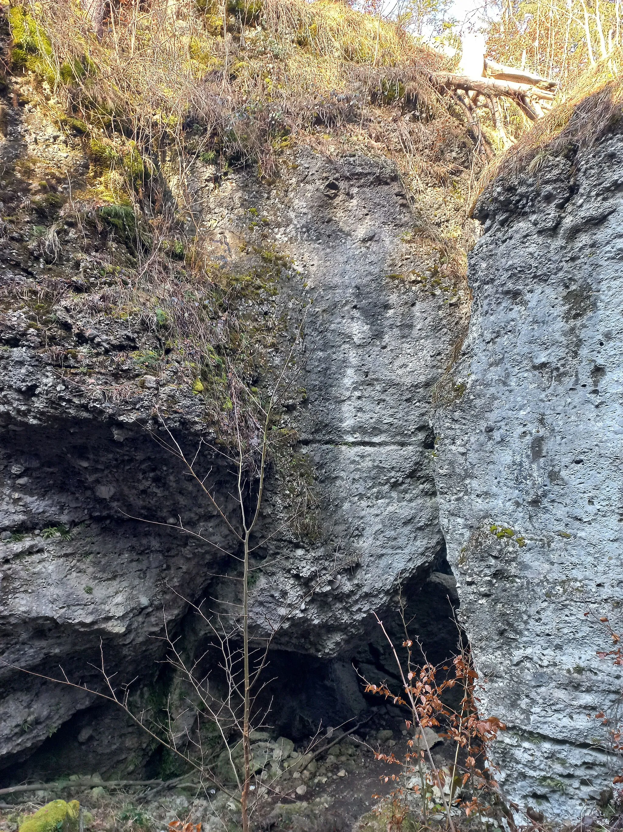 Photo showing: Kuhloch, means: "cattle hole" (doline) in the municipality of Bürs, Vorarlberg, Austria.