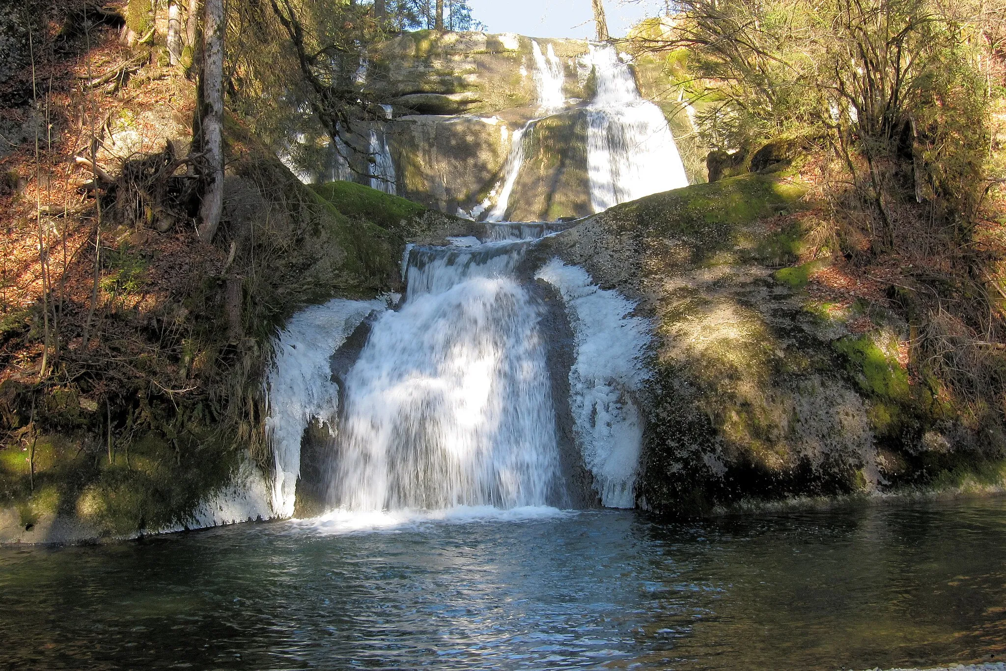 Photo showing: Eibele-Wasserfälle