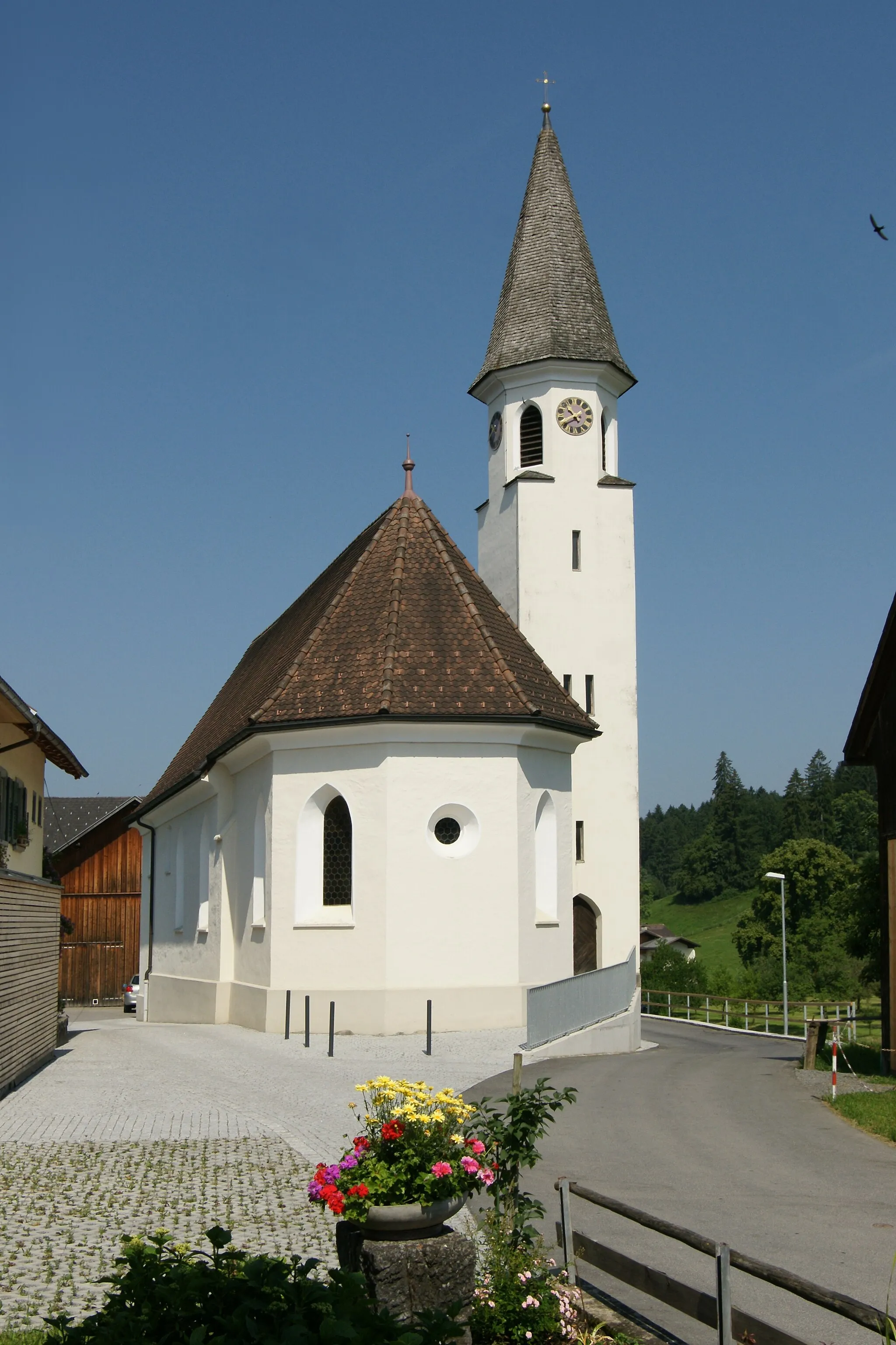 Photo showing: Filialkirche "Hl. Magnus" in Röns.