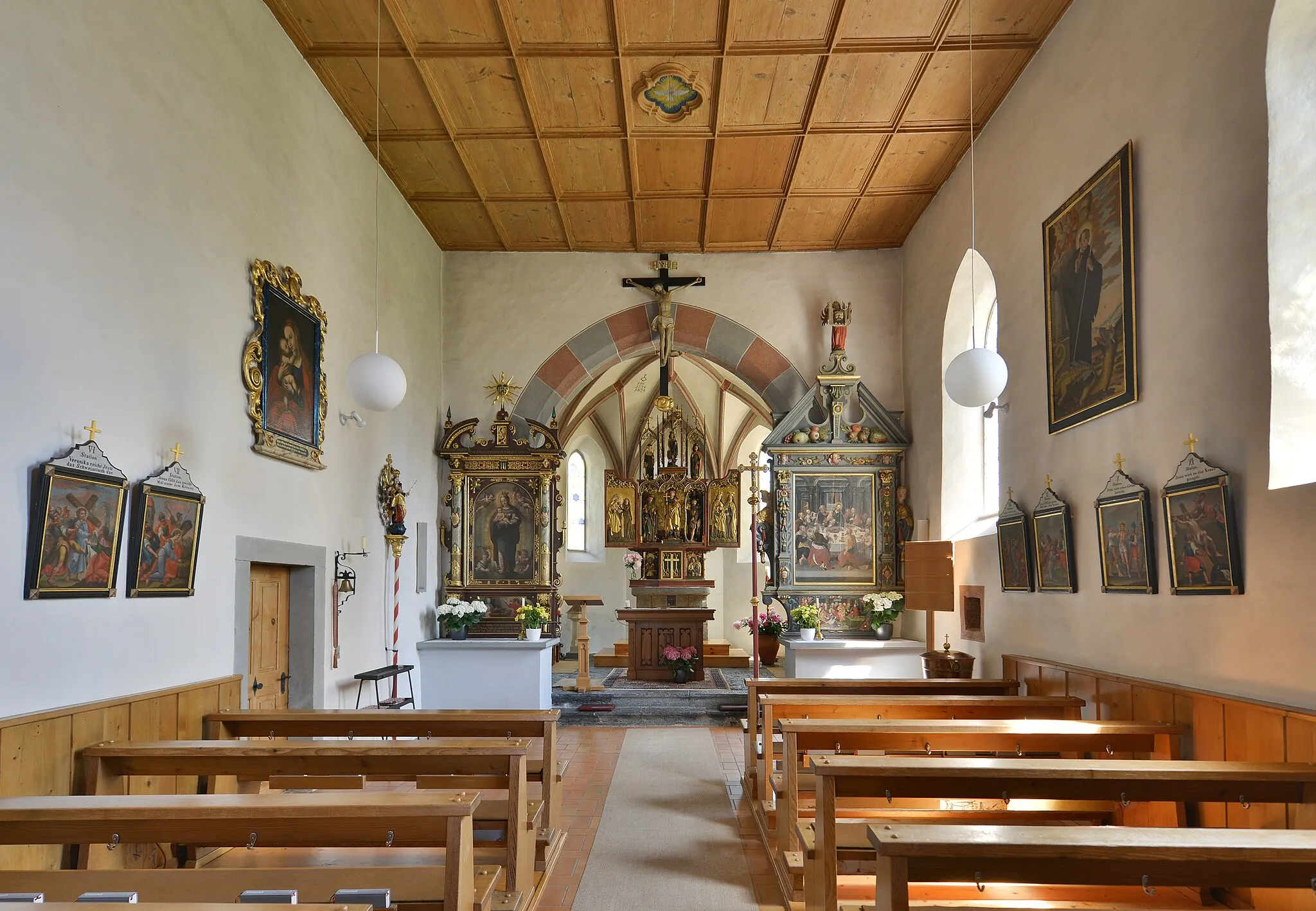 Photo showing: Filialkirche "Hl. Magnus" in Röns.