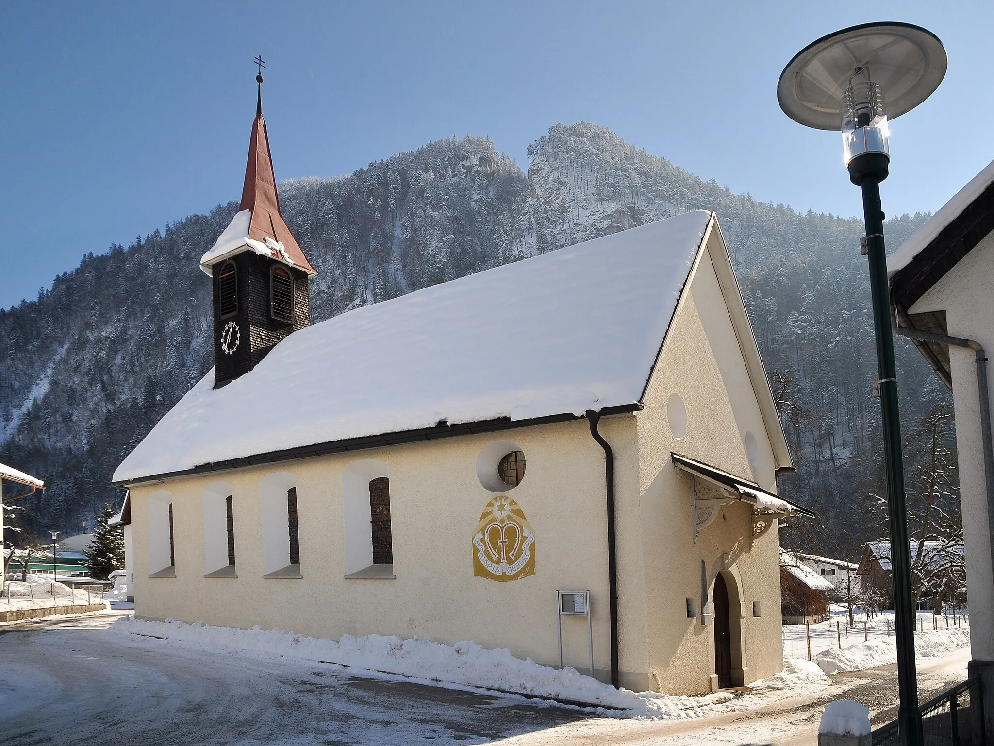 Photo showing: Wallfahrtskirche Mariä Geburt in Stallehr.