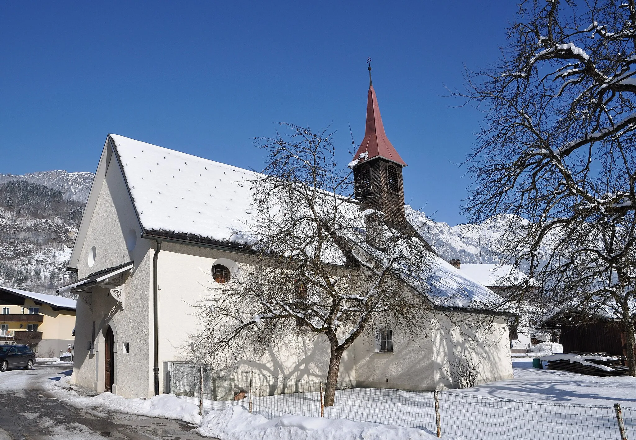 Photo showing: Wallfahrtskirche Mariä Geburt in Stallehr.