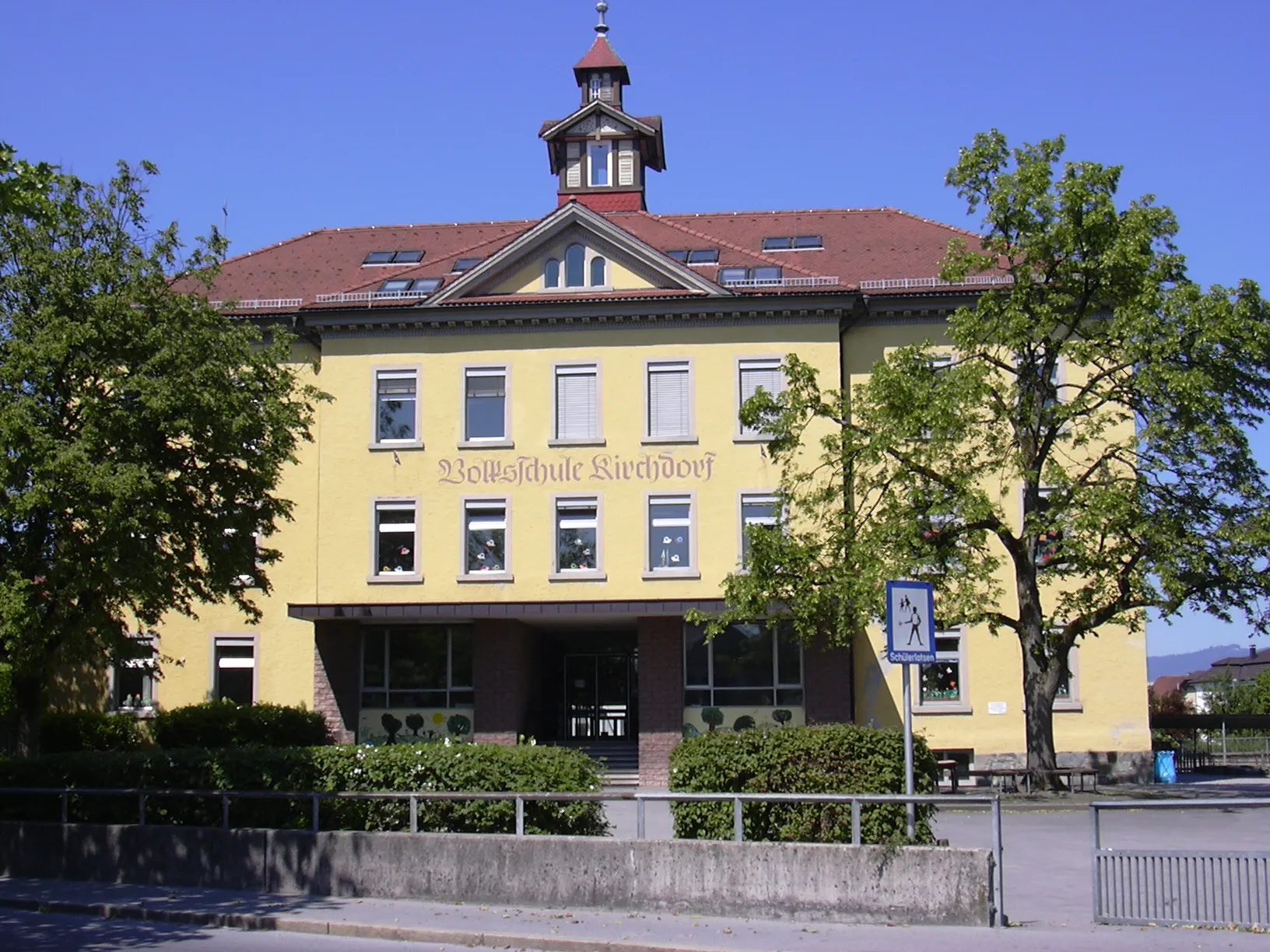 Photo showing: Volksschule Kirchdorf in Lustenau