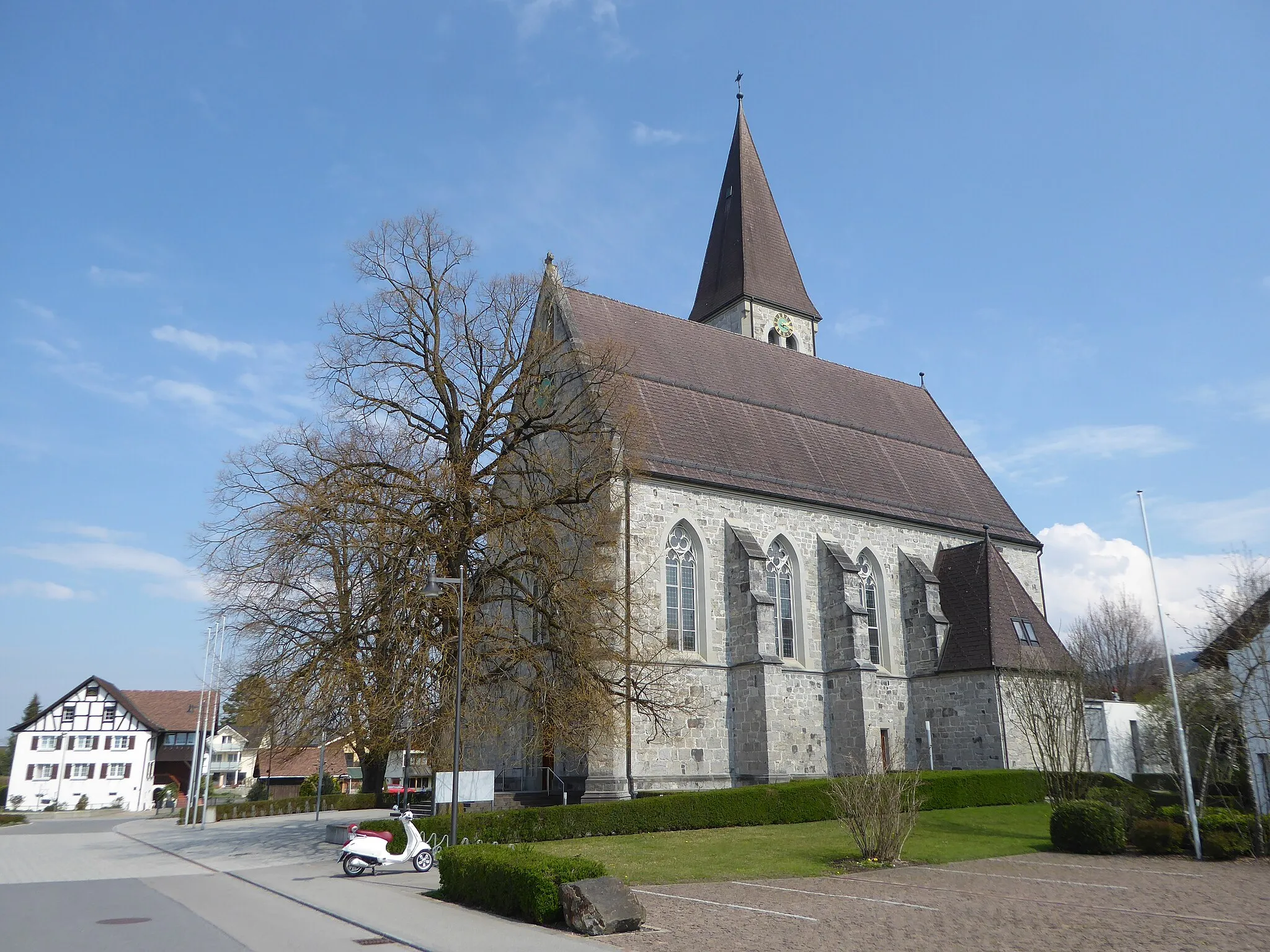 Photo showing: Pfarrkirche Ruggell, Liechtenstein