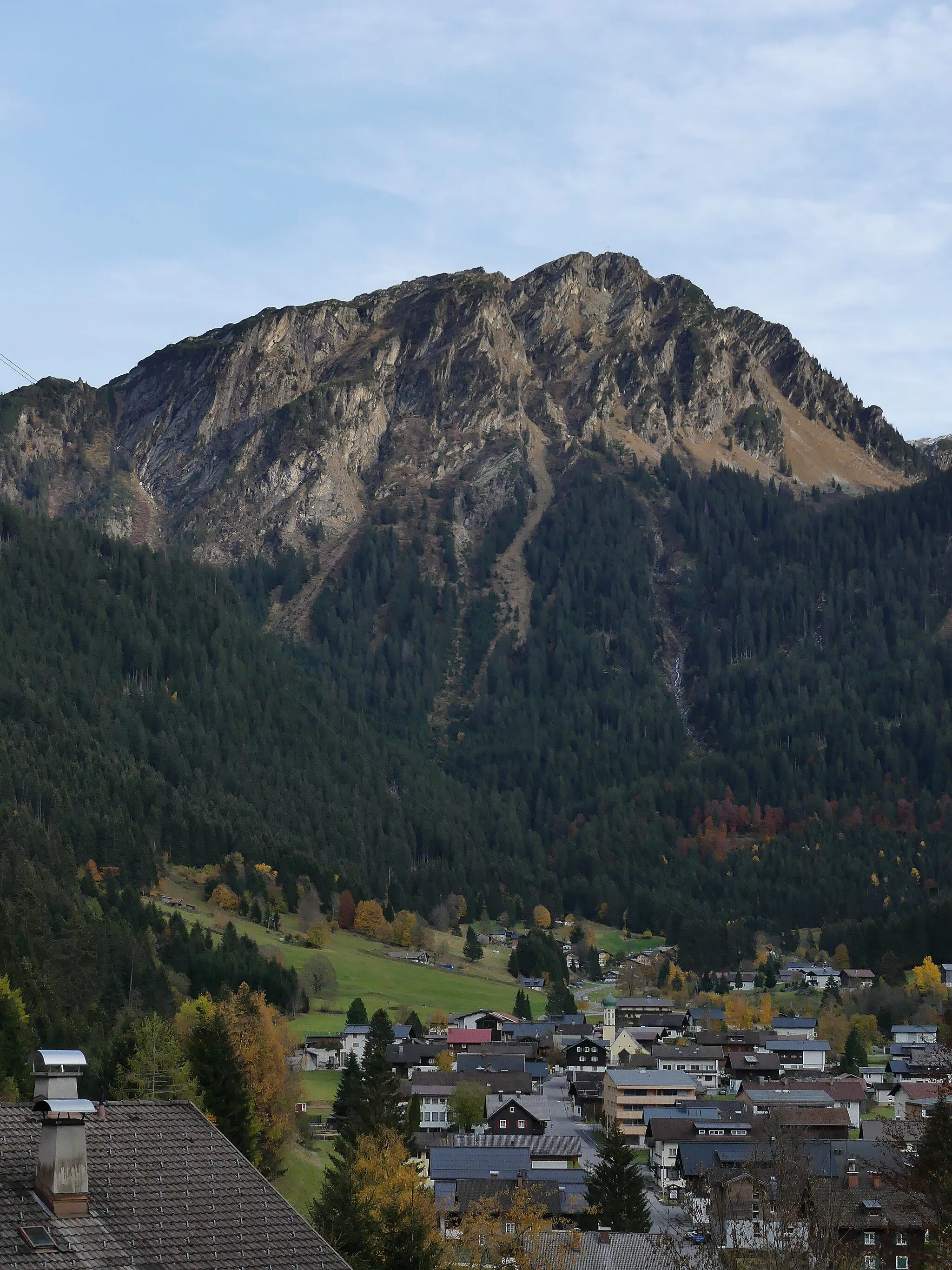 Photo showing: Der Breitspitz ist der nördlichste Ausläufer der Silvretta