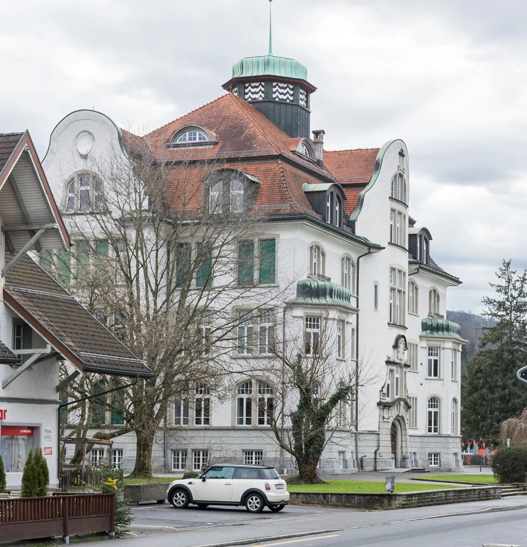 Photo showing: Oberstufen-Schulhaus in Rheineck SG