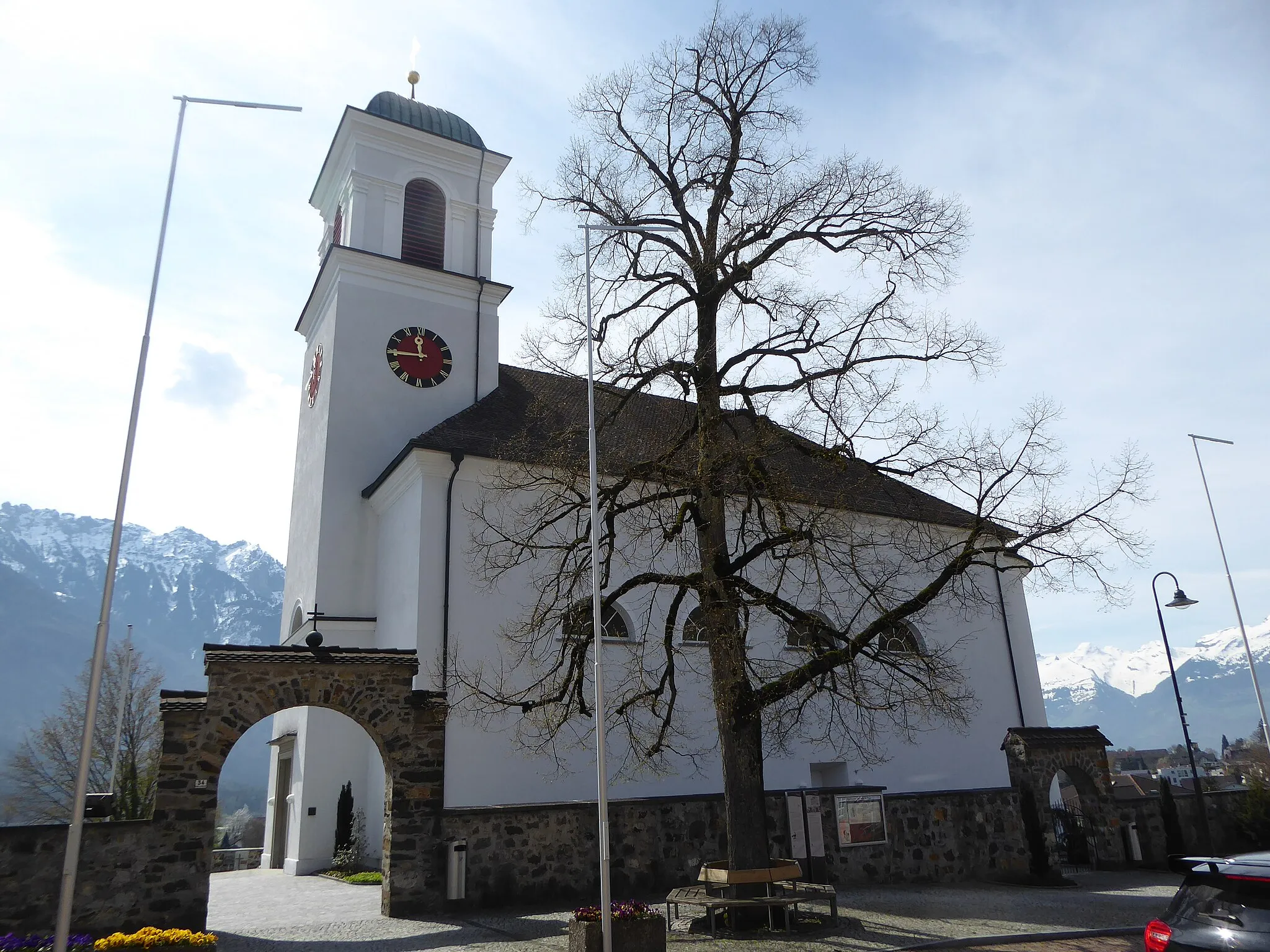 Photo showing: Pfarrkirche Mauren FL