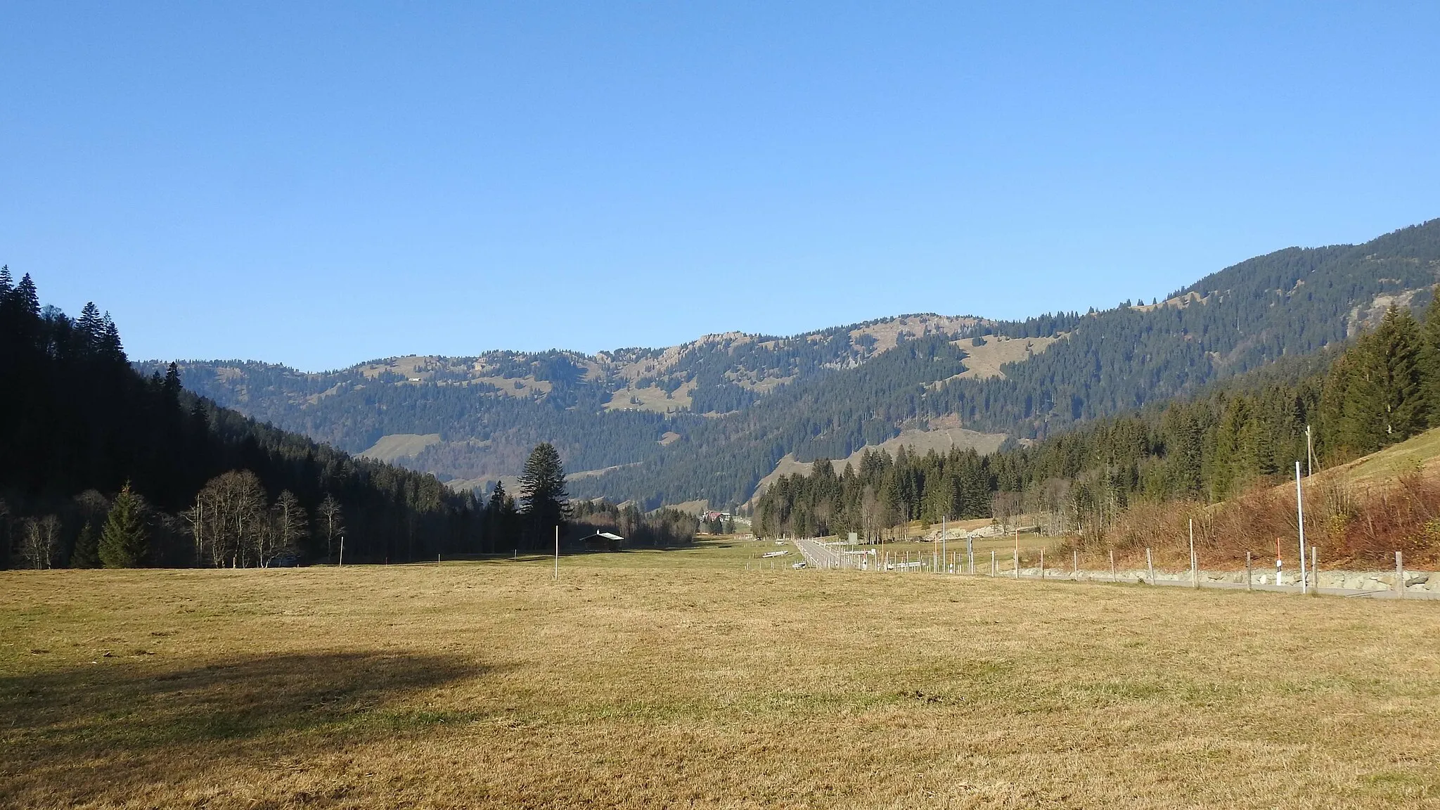 Photo showing: Straße vom Riedbergpass nach Balderschwang