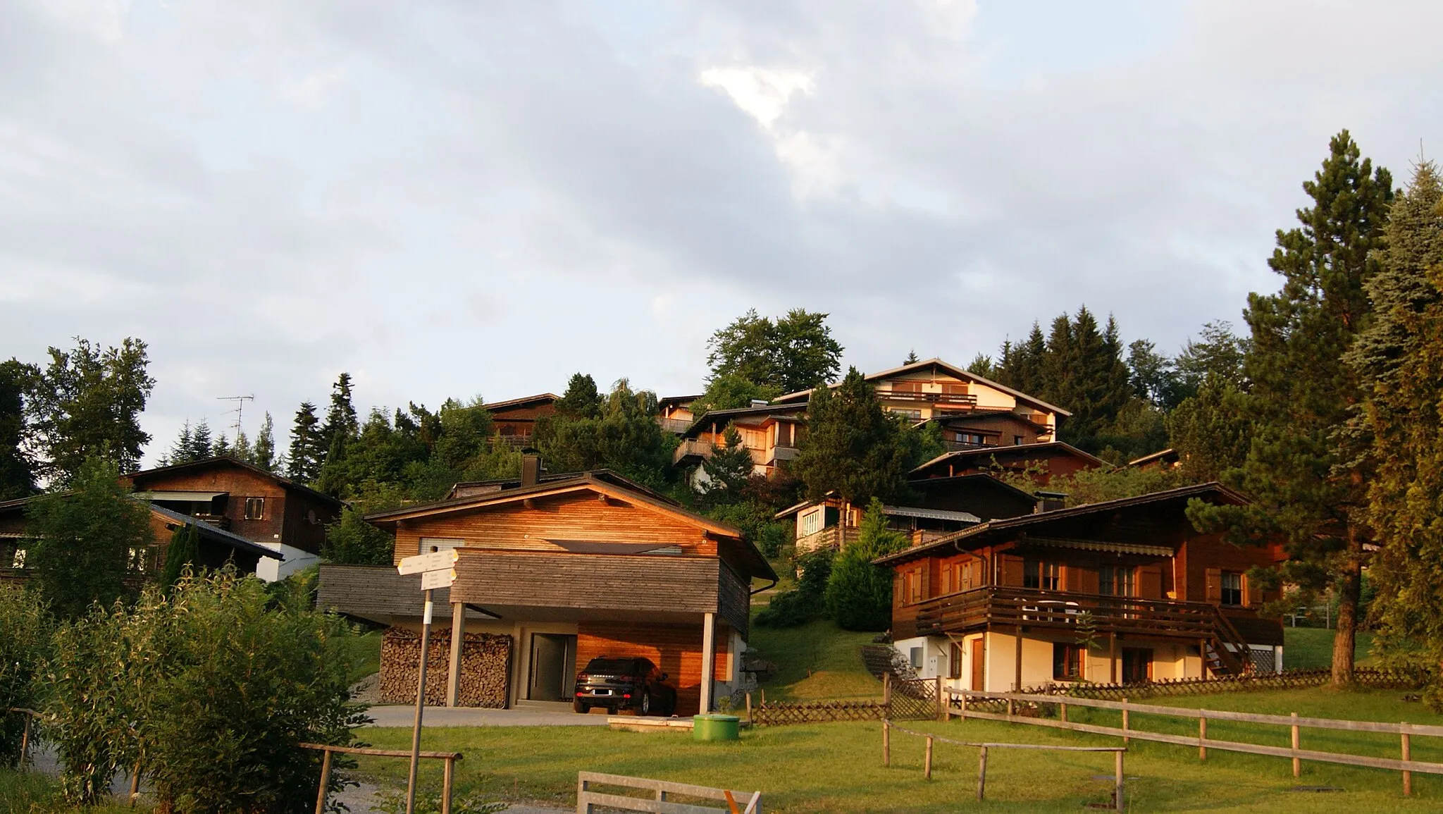 Photo showing: Rickatschwende in Dornbirn, Vorarlberg, Austria. Cottage-colony.