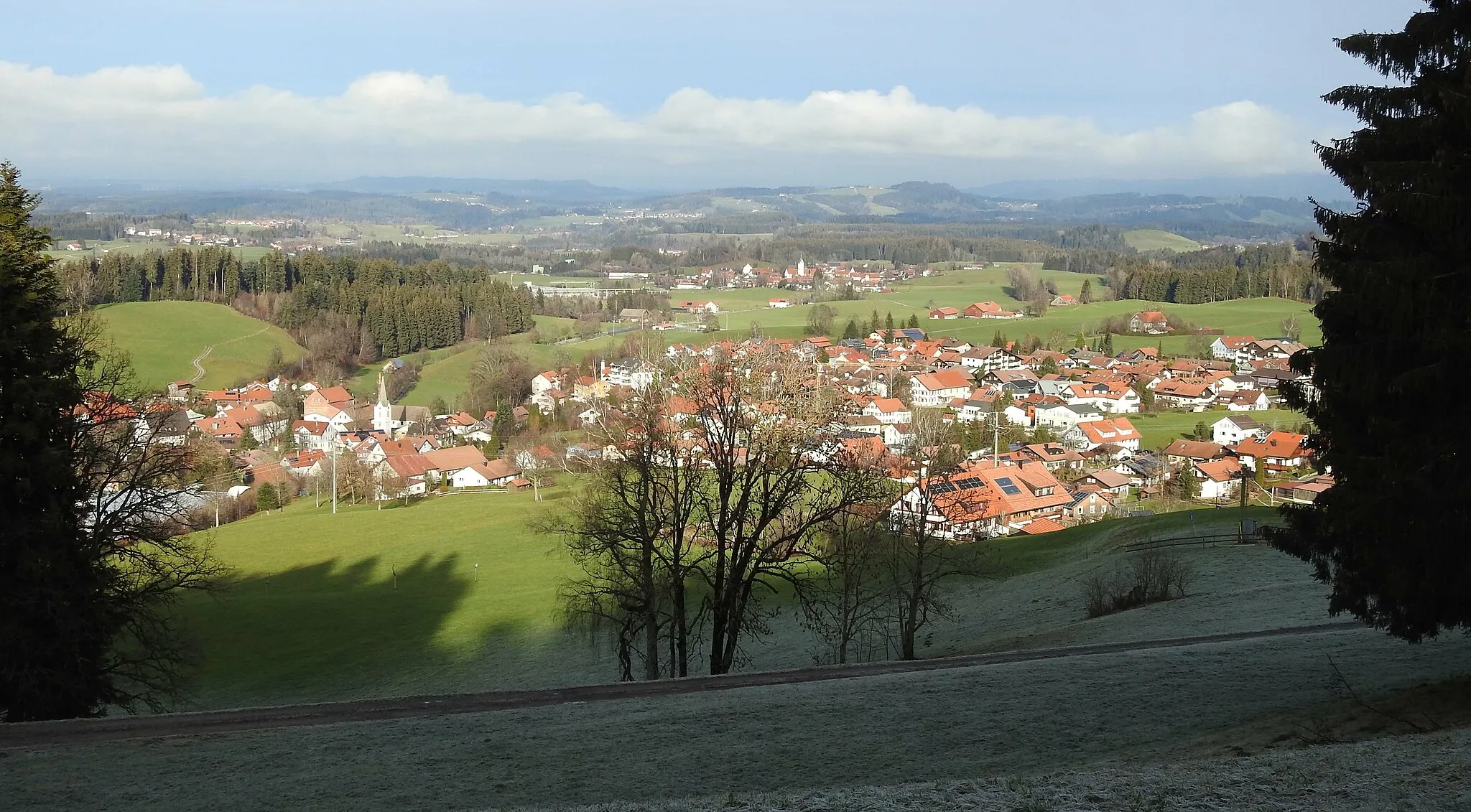 Photo showing: Simmerberg von Süden, Weiler-Simmerberg