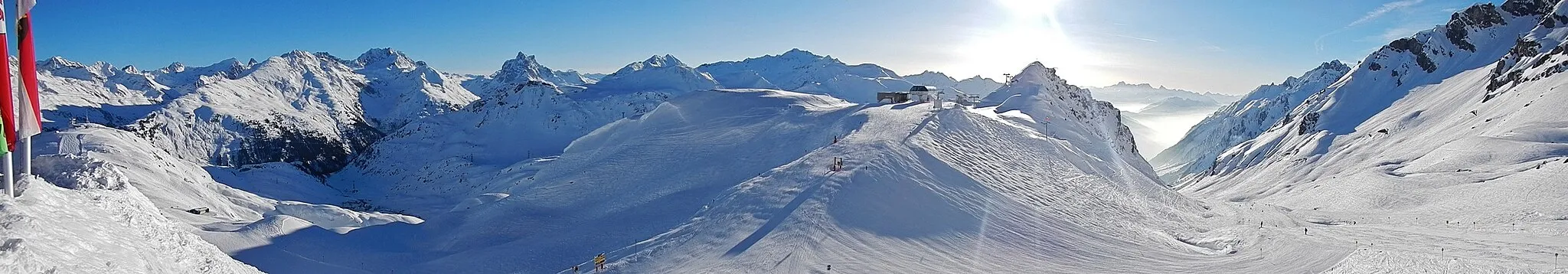 Photo showing: View to Galzig 2185 m