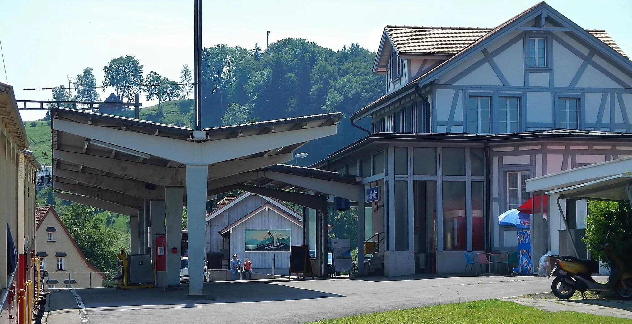 Photo showing: Der Bahnhof in Heiden
