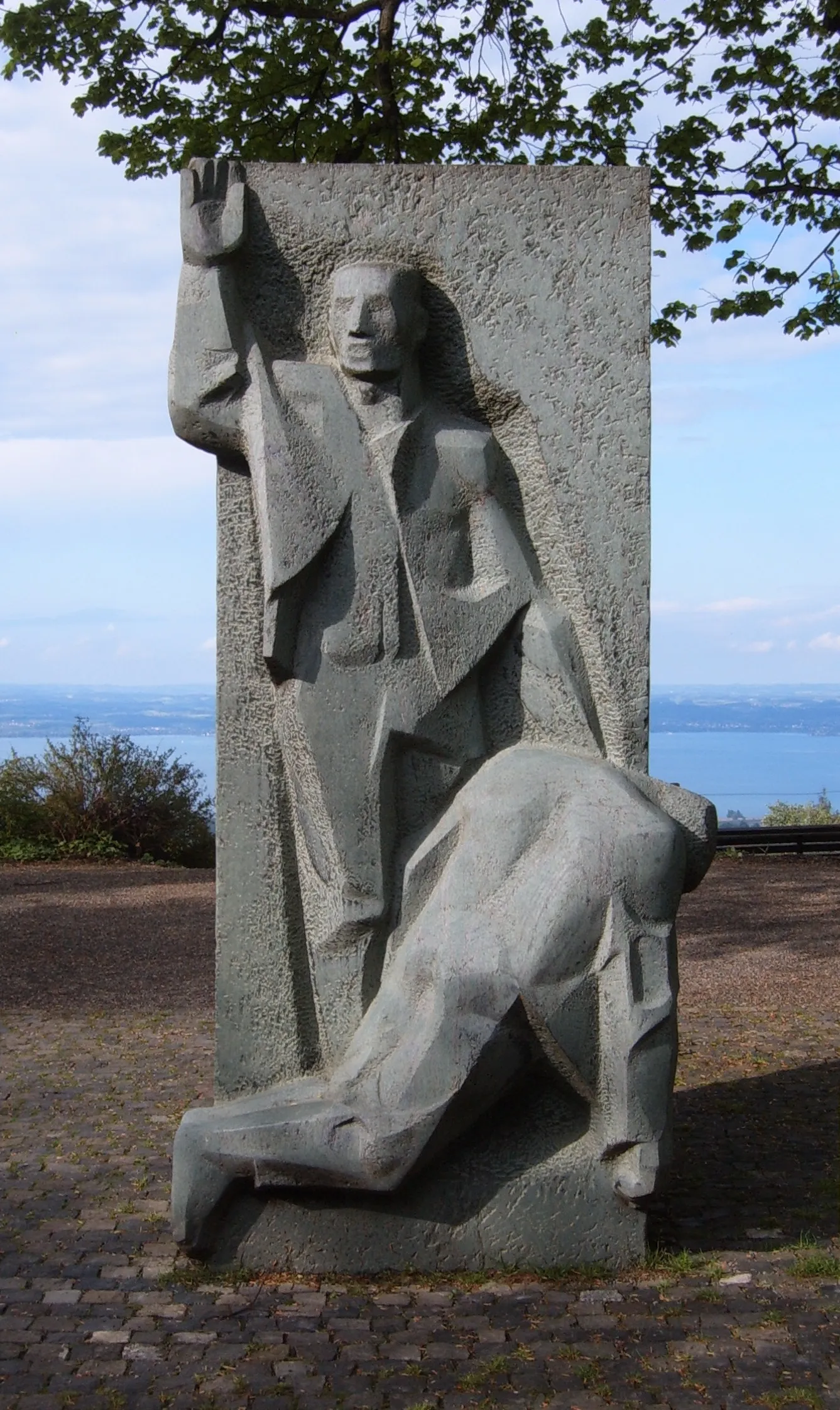 Photo showing: Henry Dunant memorial created by the sculptor Charlotte Germann-Jahn, Heiden (Canton of Appenzell Ausserrhoden, Switzerland)