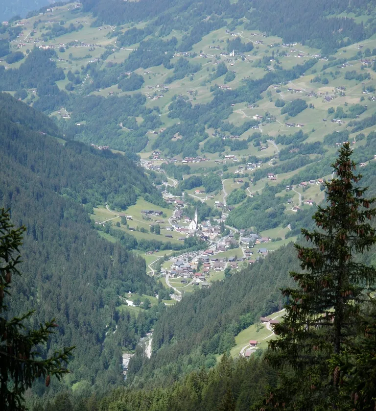Photo showing: Blick auf Silbertal in Österreich