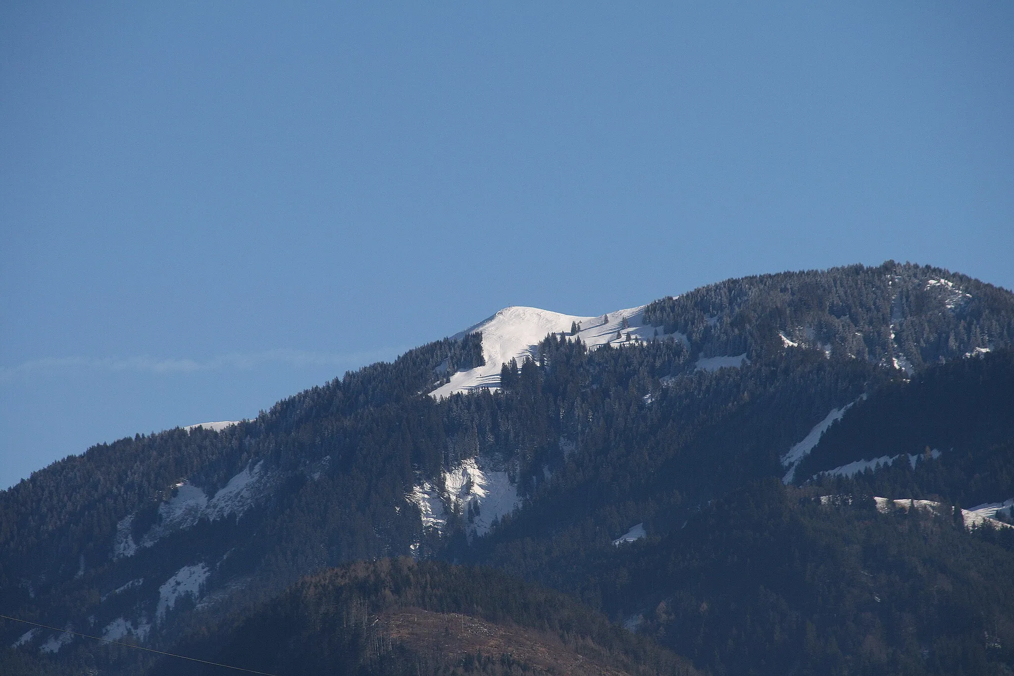 Photo showing: Hohe Kugel Blick von Meiningen in Vorarlberg.