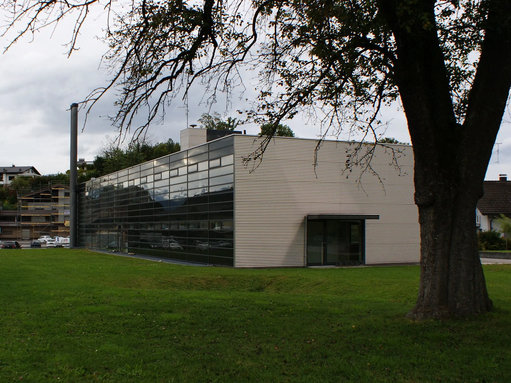 Photo showing: New Fire station in the municipality of Sulz, Vorarlberg, Austria.