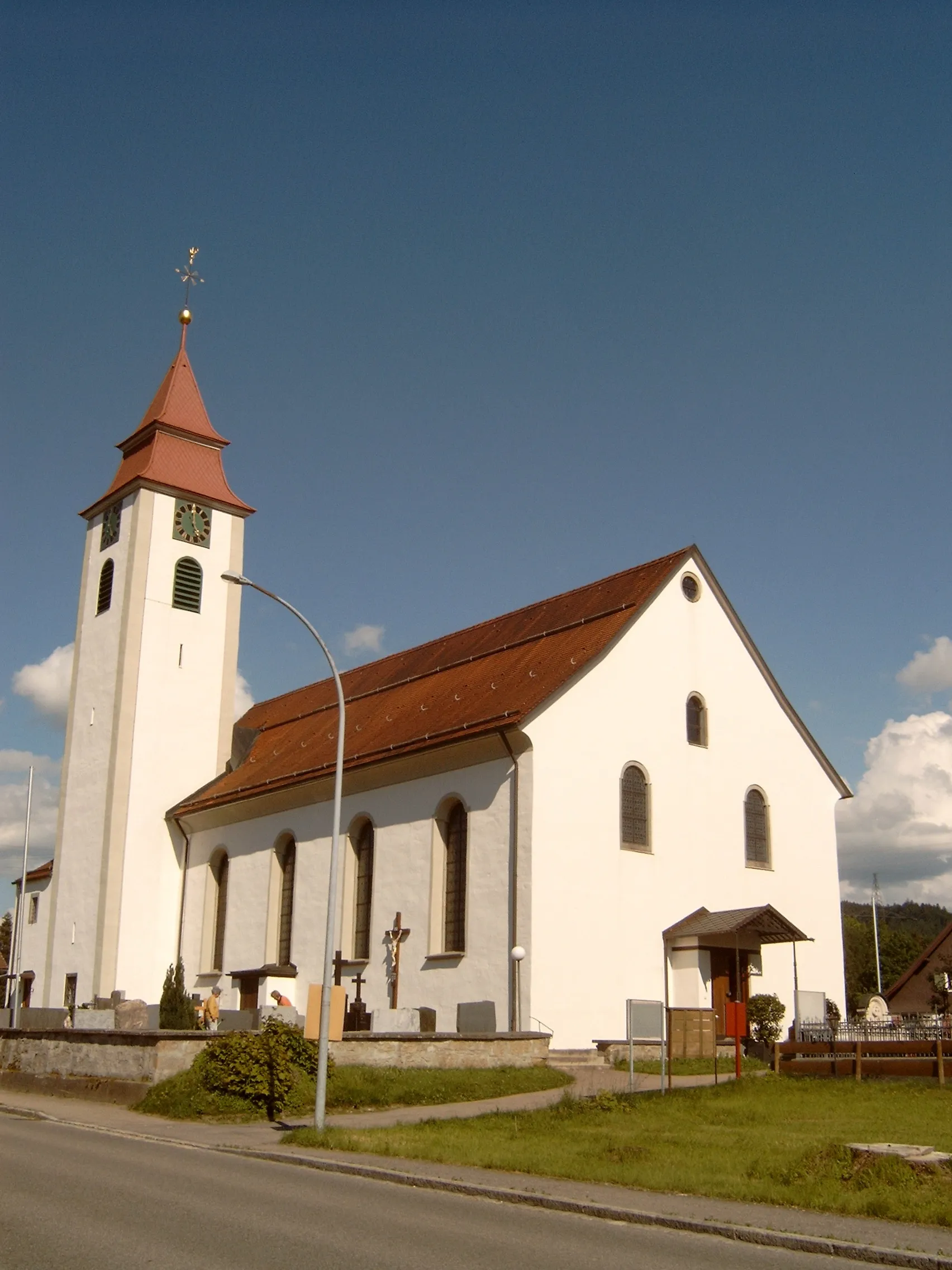 Photo showing: Niederstaufen, church