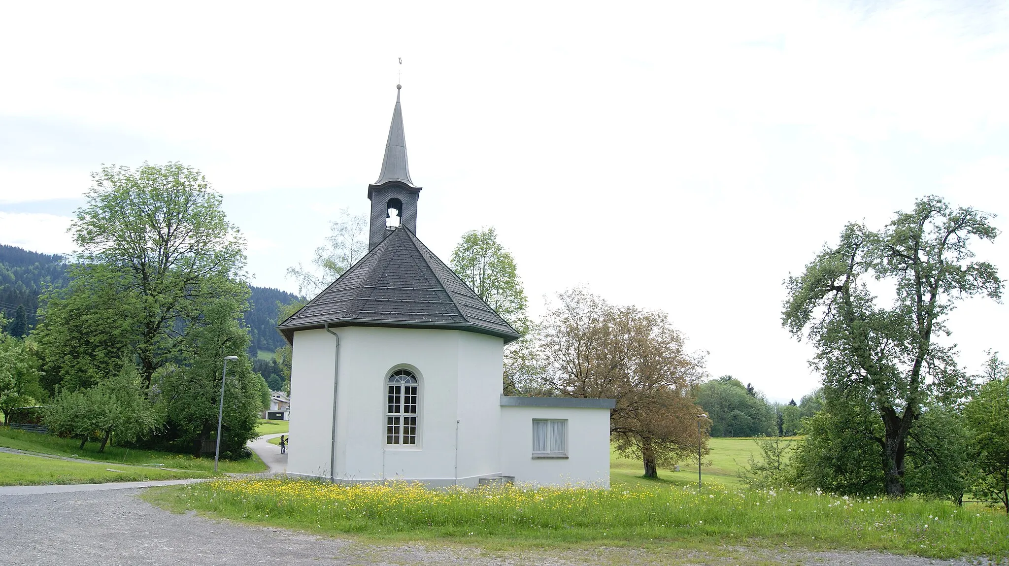 Photo showing: Chapel in Winsau in Dornbirn, Vorarlberg, Austria. View from north-east.